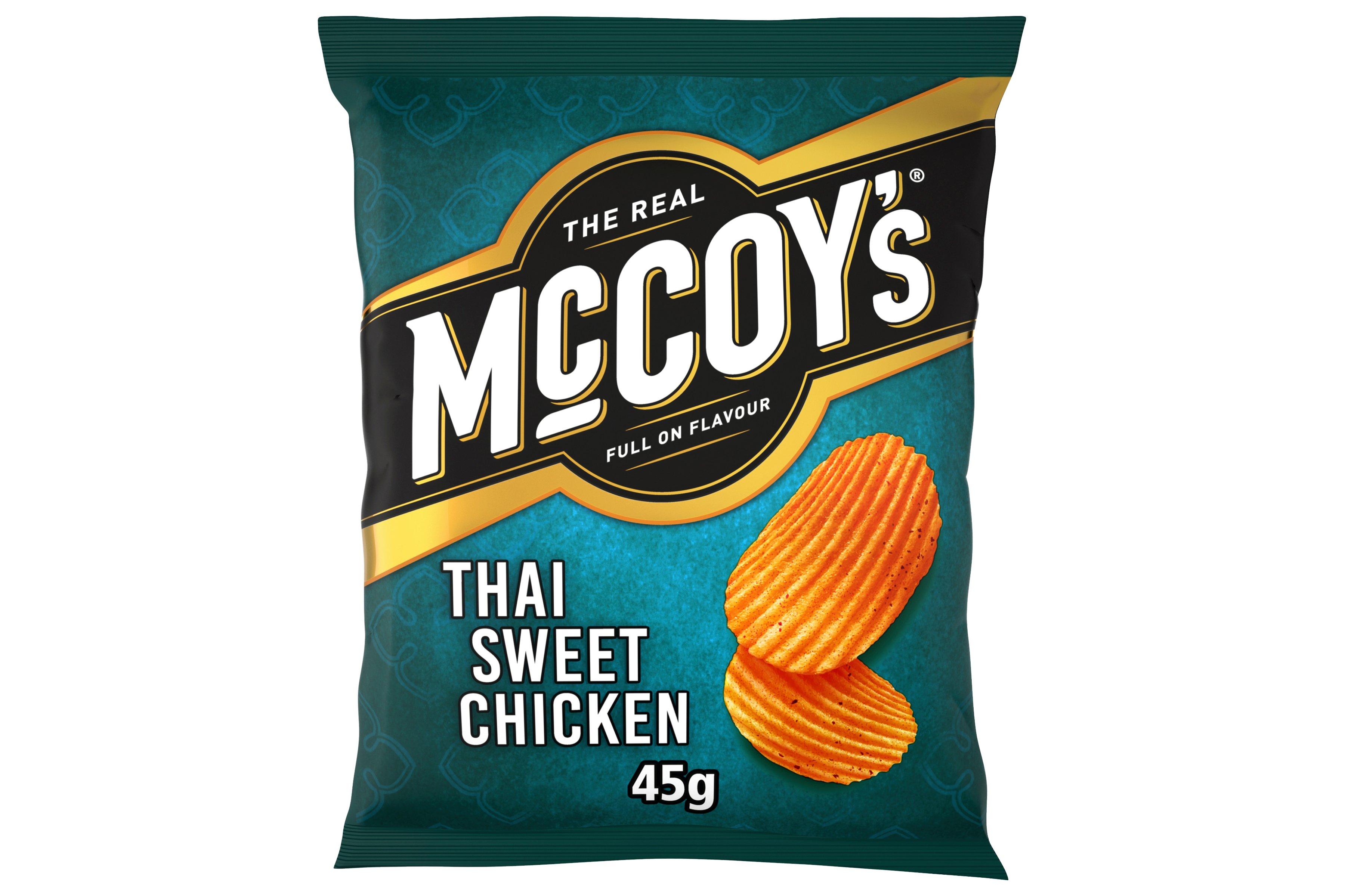 McCoy's Thai Sweet Chicken Grab Bag Crisps 45g