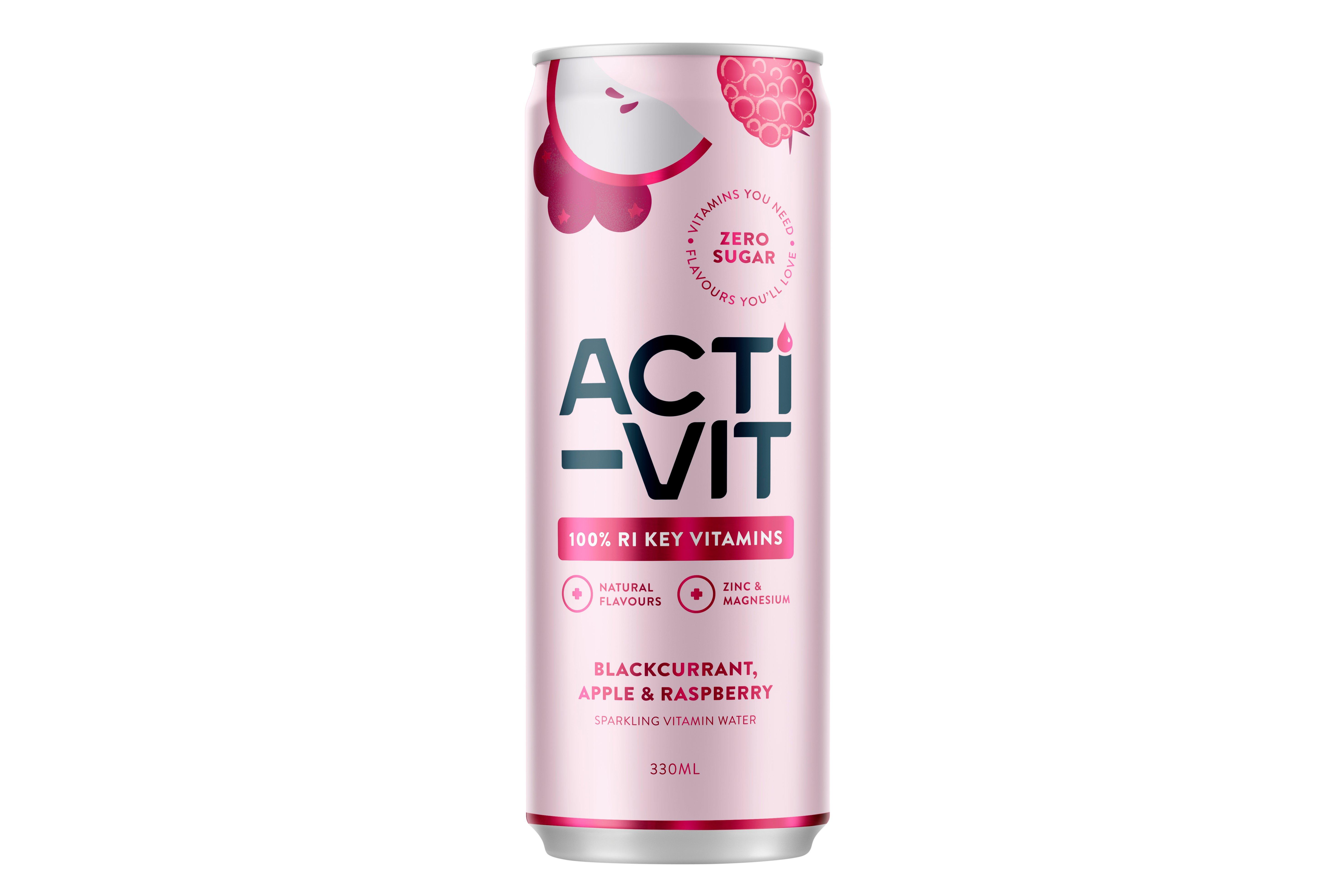 Acti-Vit Blackcurrant, Apple & Raspberry Sparkling Water