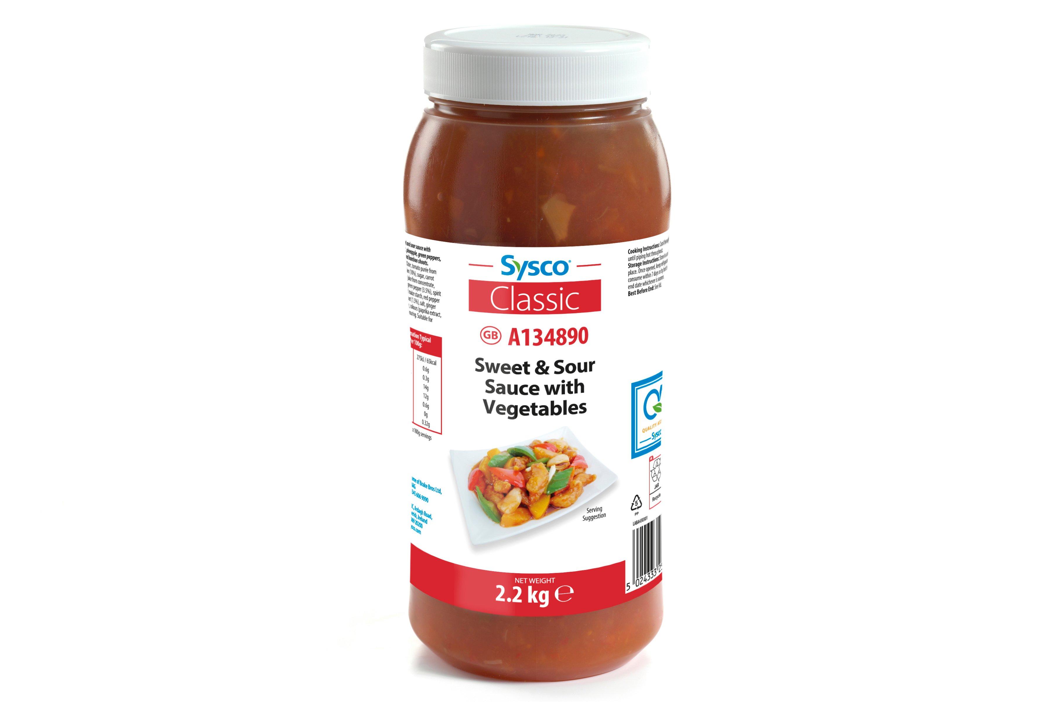 Sysco Classic Sweet & Sour Sauce with Vegetables