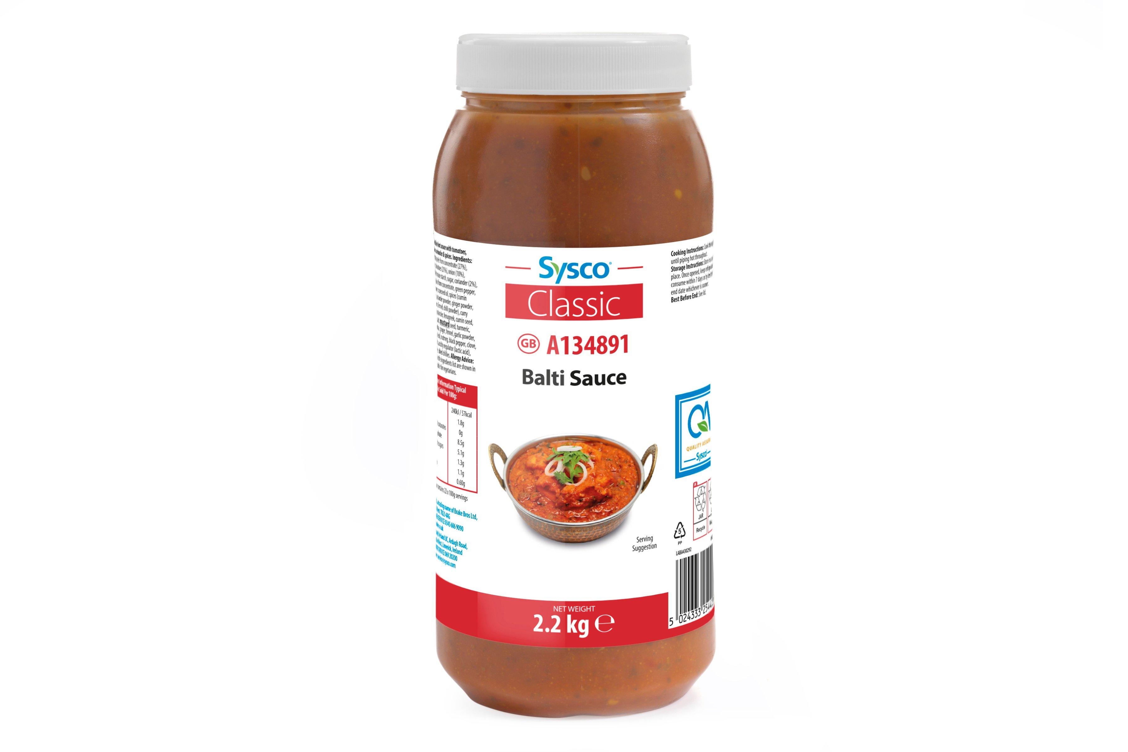 Sysco Classic Balti Sauce