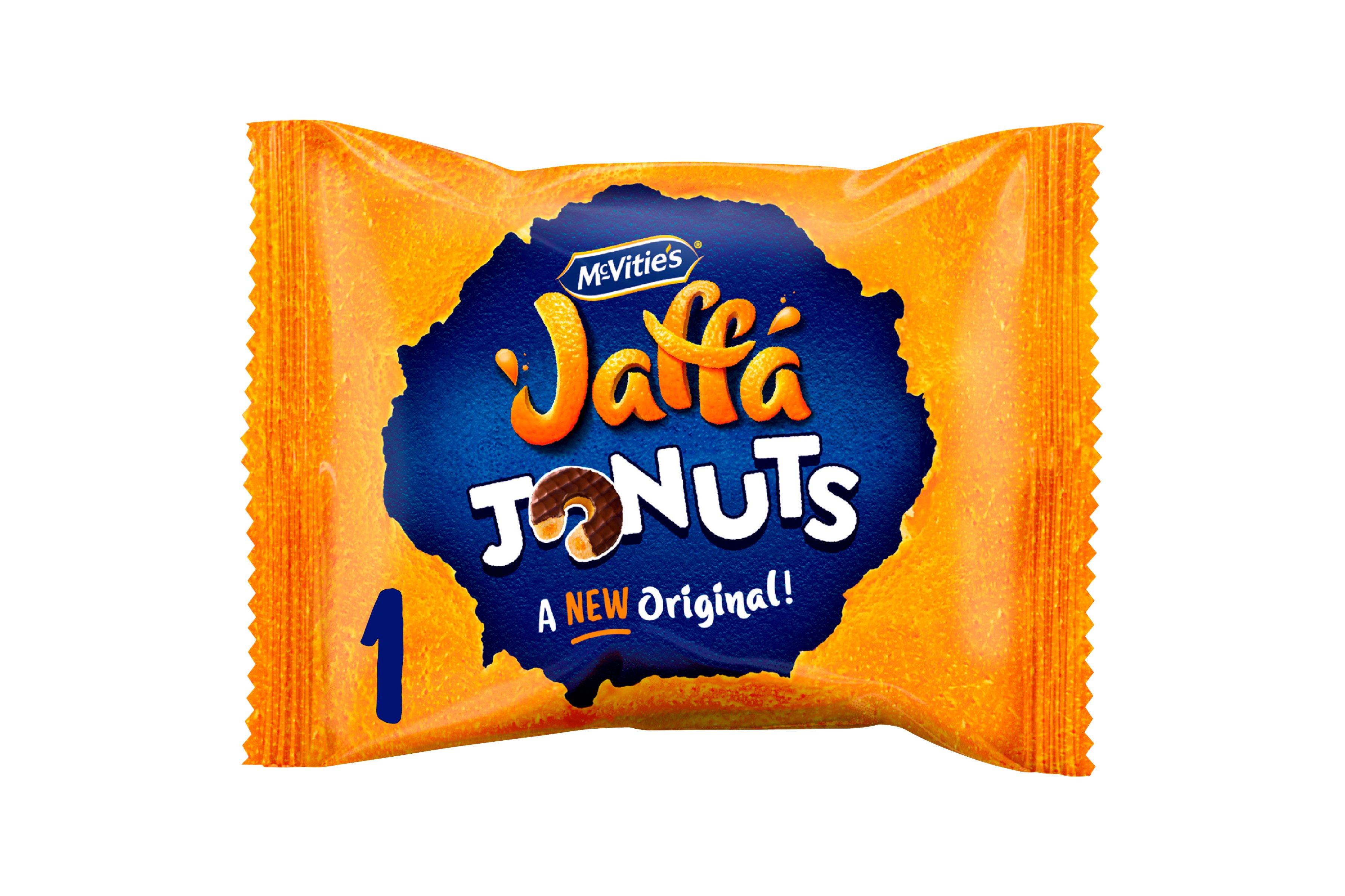 McVitie's Jaffa Cakes Jaffa Jonuts Biscuits Single Serve Pack, 43g