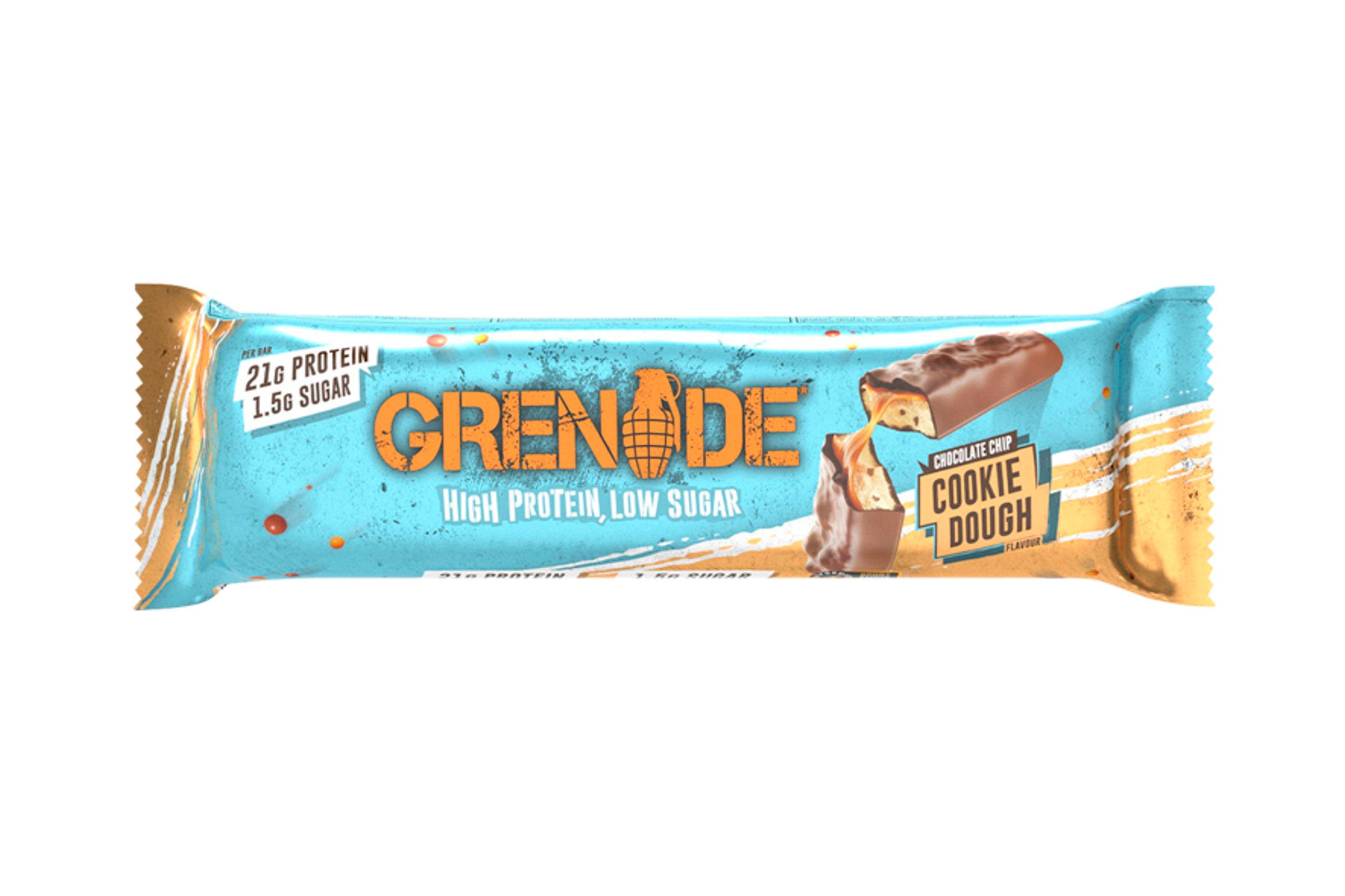Grenade Chocolate Chip Cookie Dough Protein Bar 60g