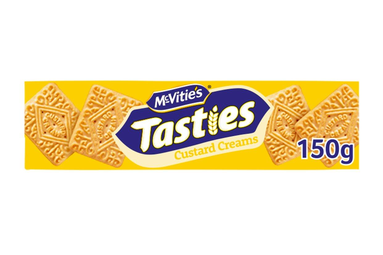 McVitie's Tasties Custard Cream Biscuits 150g