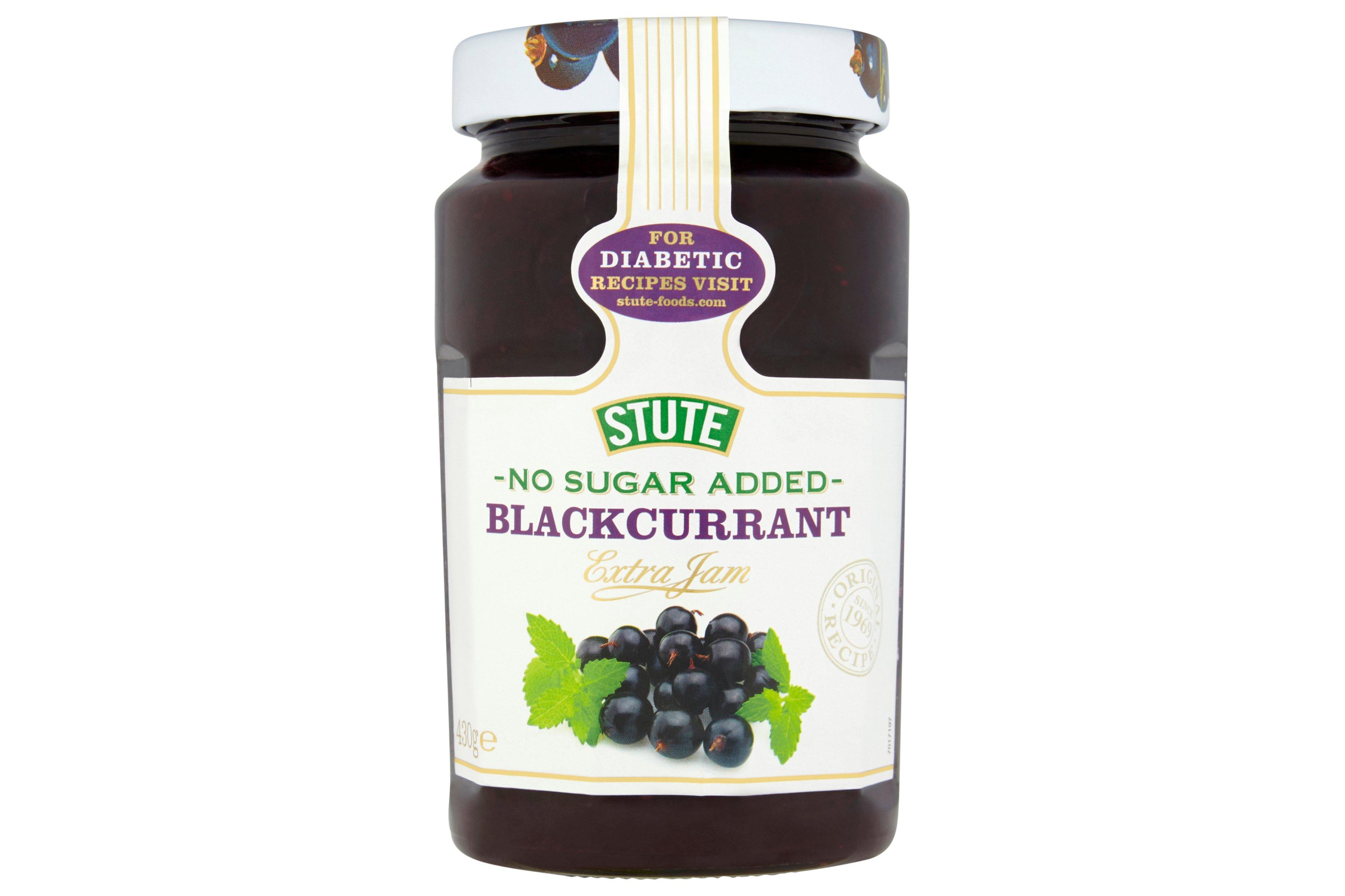 Stute No Sugar Added Blackcurrant Jam