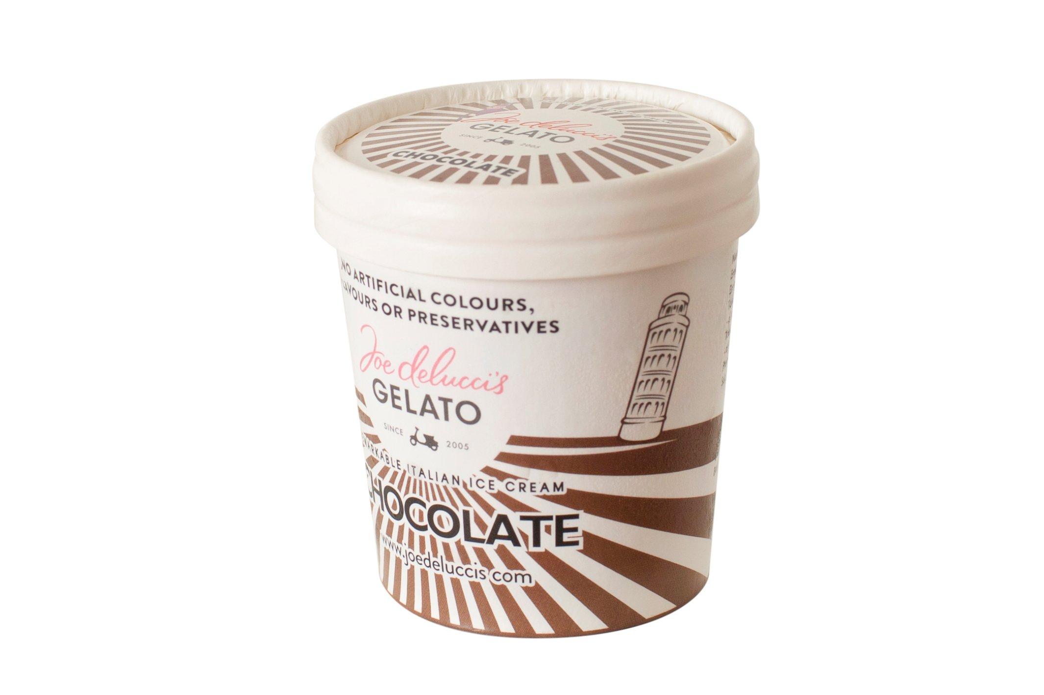 Joe Delucci's Chocolate Gelato Tub