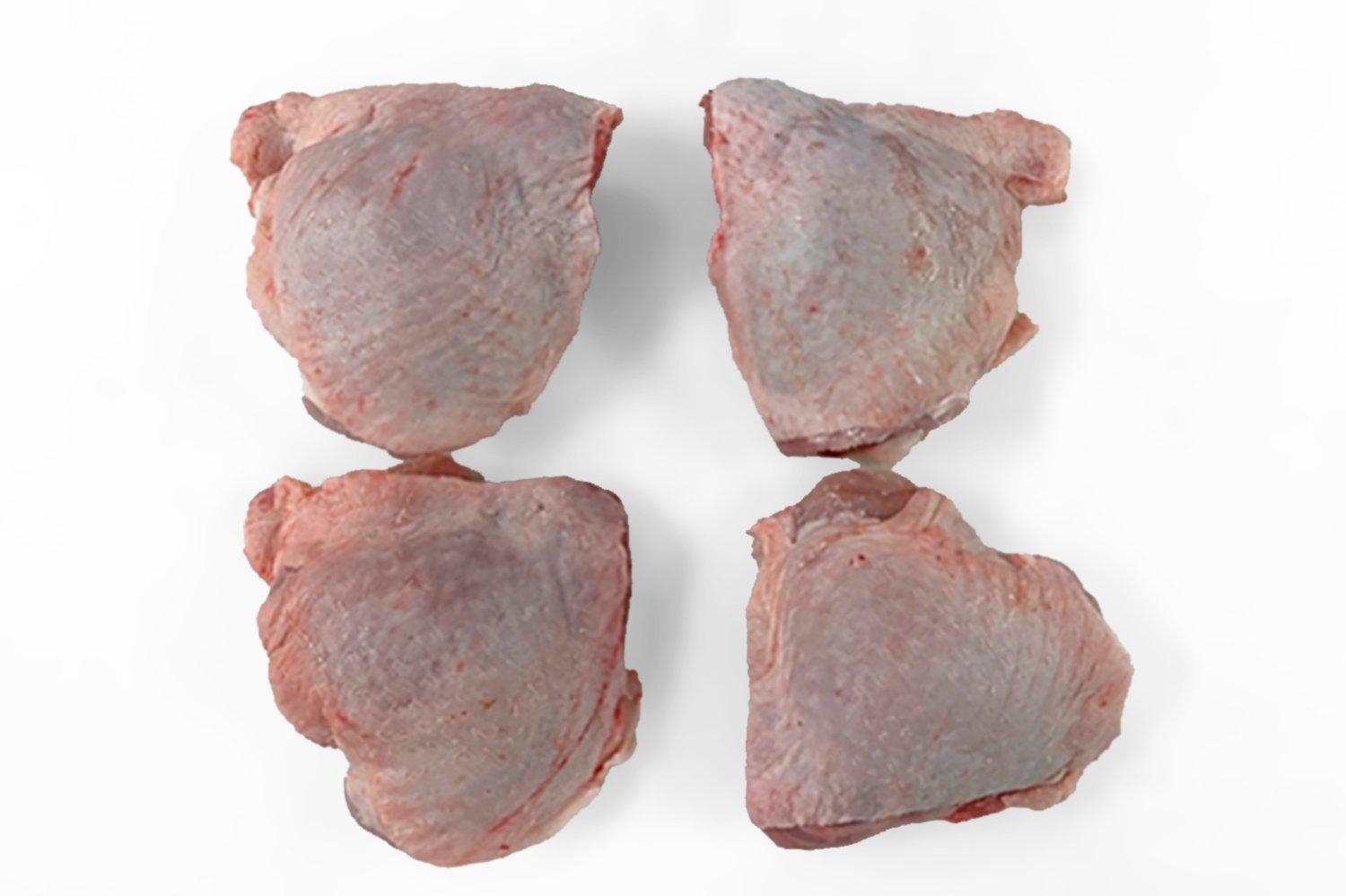 British Red Tractor Halal Skin On and Back On Chicken Thigh