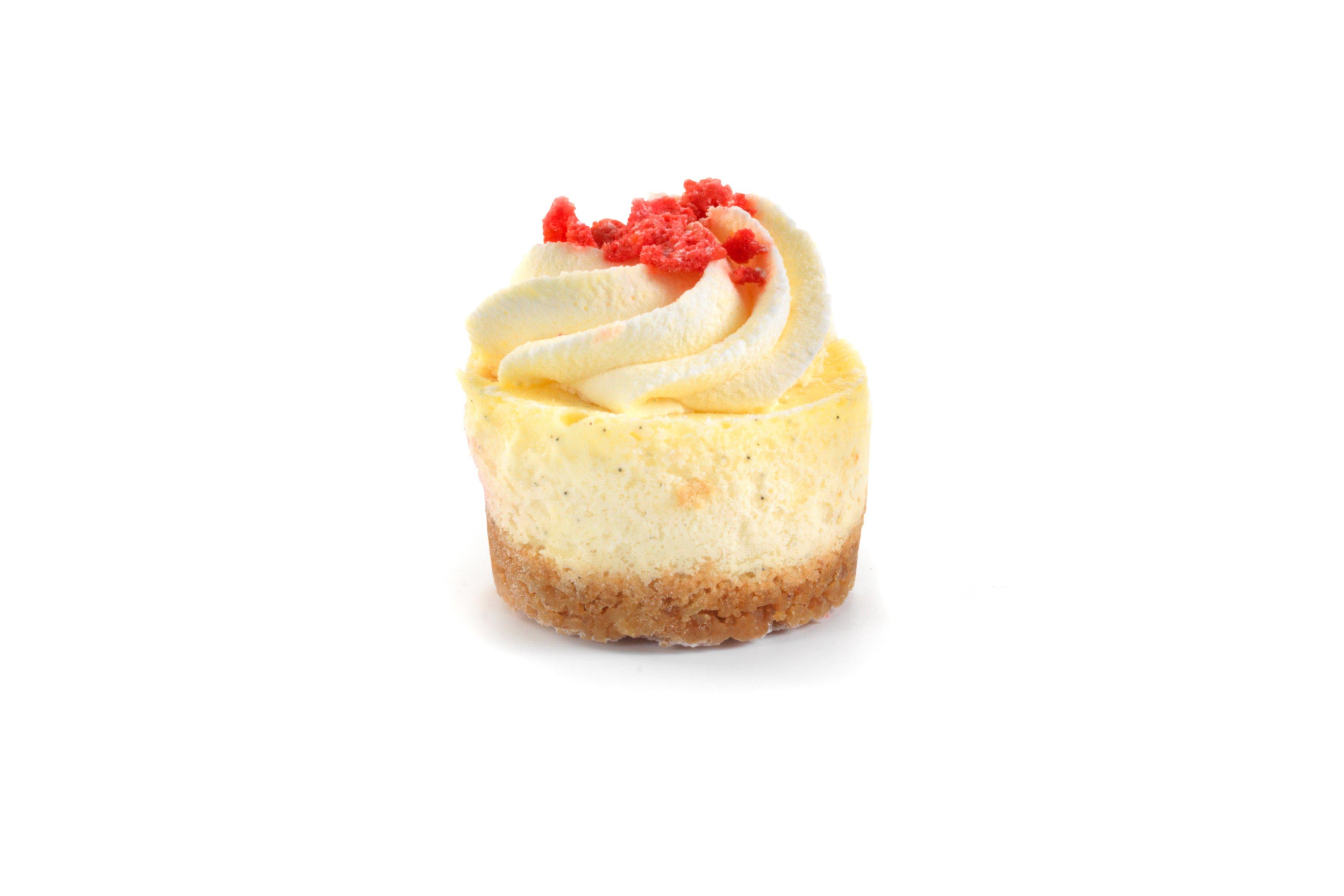 Sysco Premium Mini Raspberry & Rosewater Flavour Cheesecake