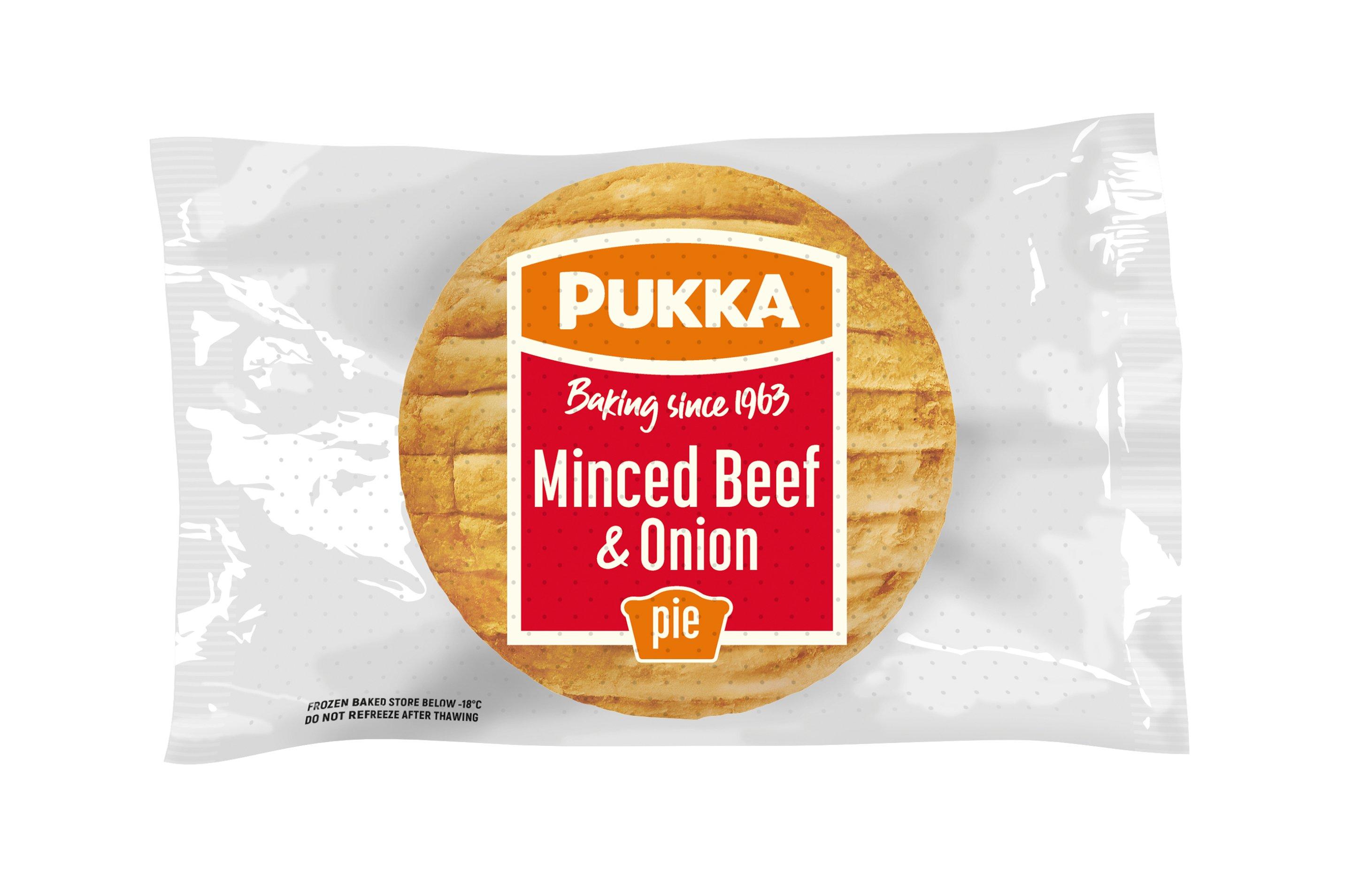 Pukka Individually Wrapped Baked Minced Beef & Onion Pies