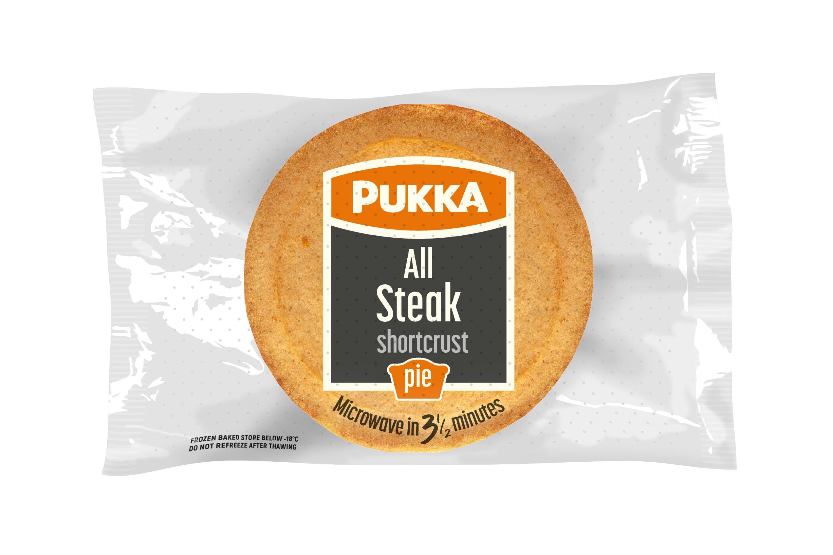 Pukka Individually Wrapped Baked All Steak Pies