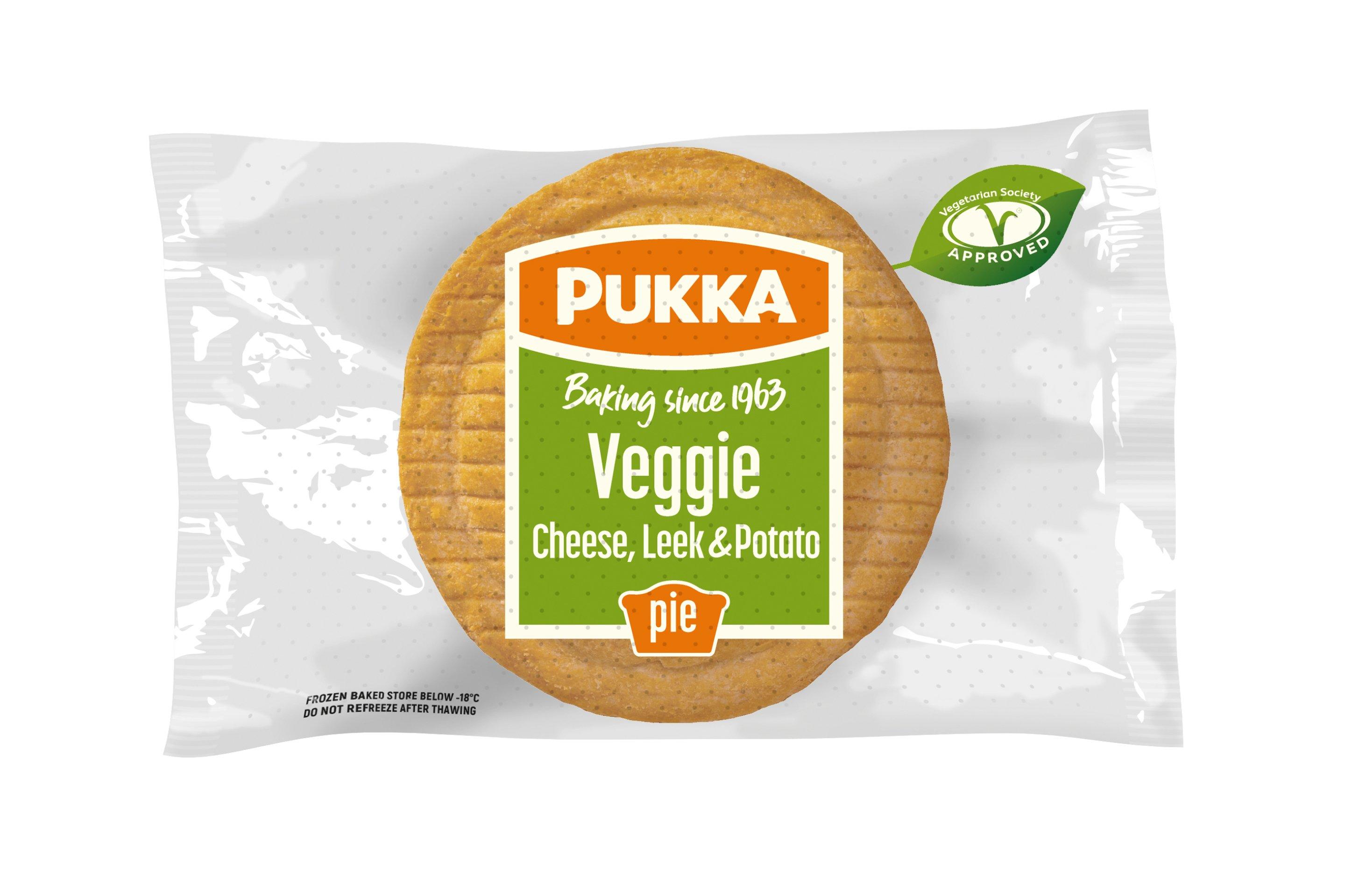 Pukka Individually Wrapped Baked Cheese, Leek & Potato Pies