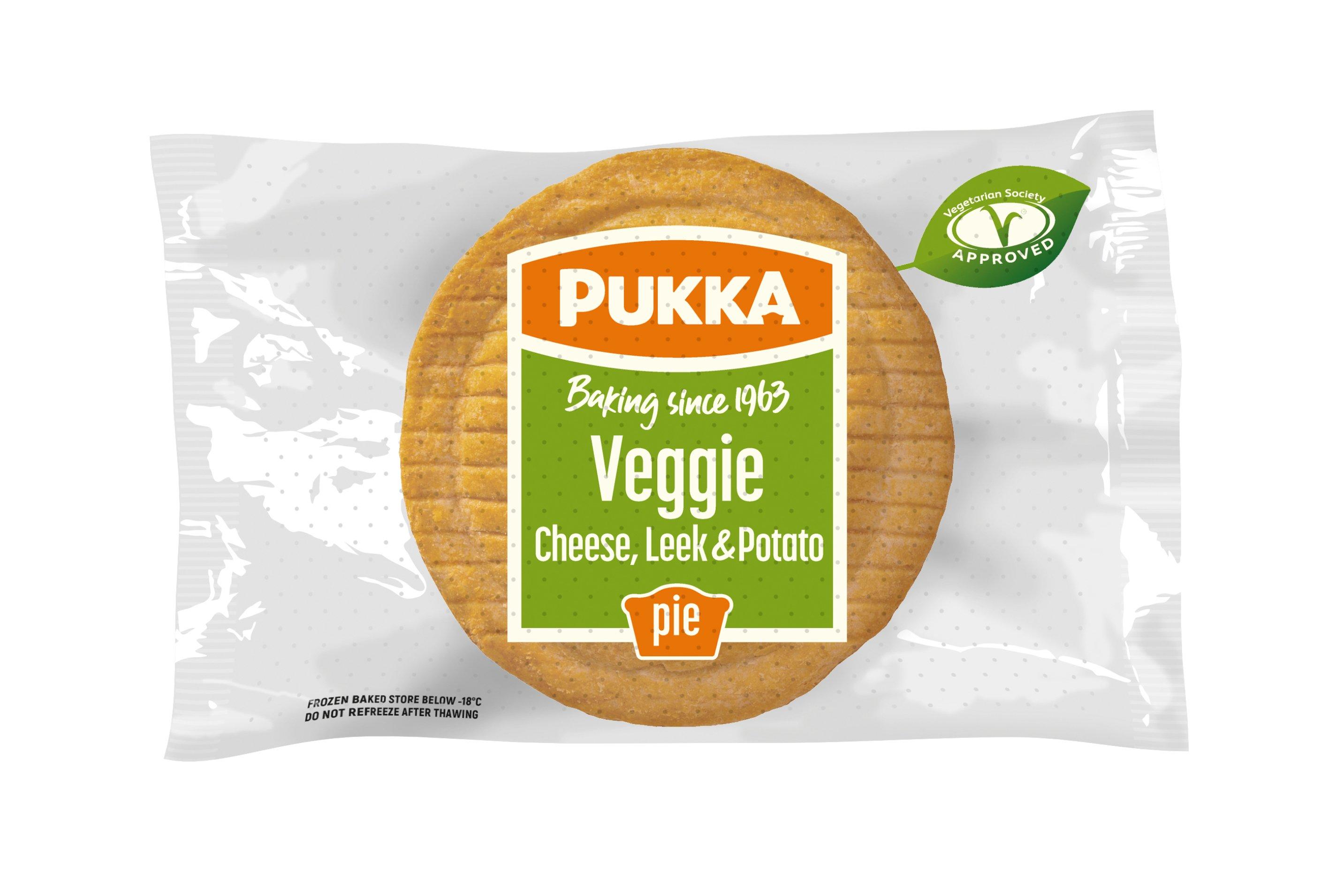 Pukka Individually Wrapped Baked Cheese, Leek & Potato Pies