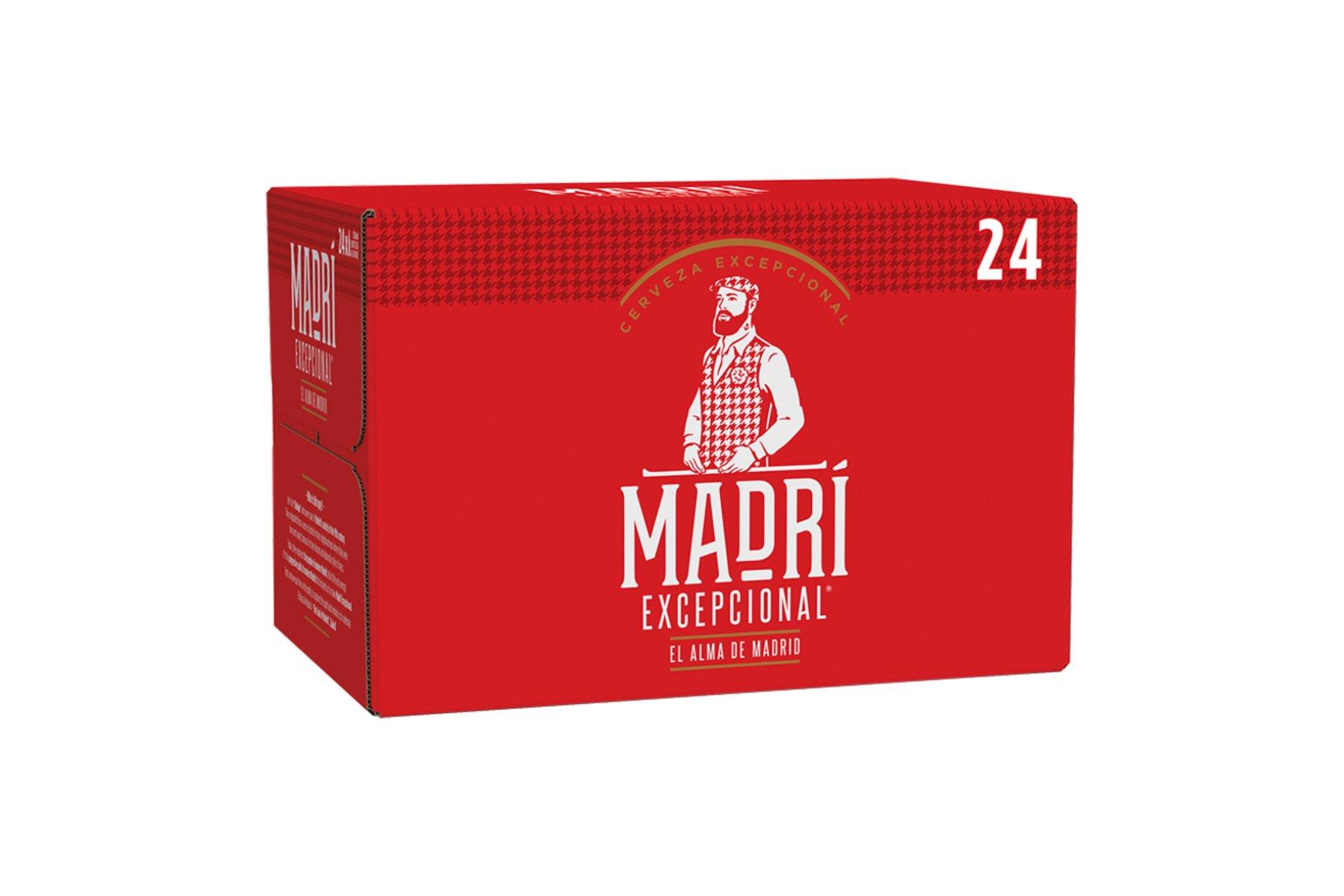 Madri Excepcional Premium Lager Beer 330ml Bottle