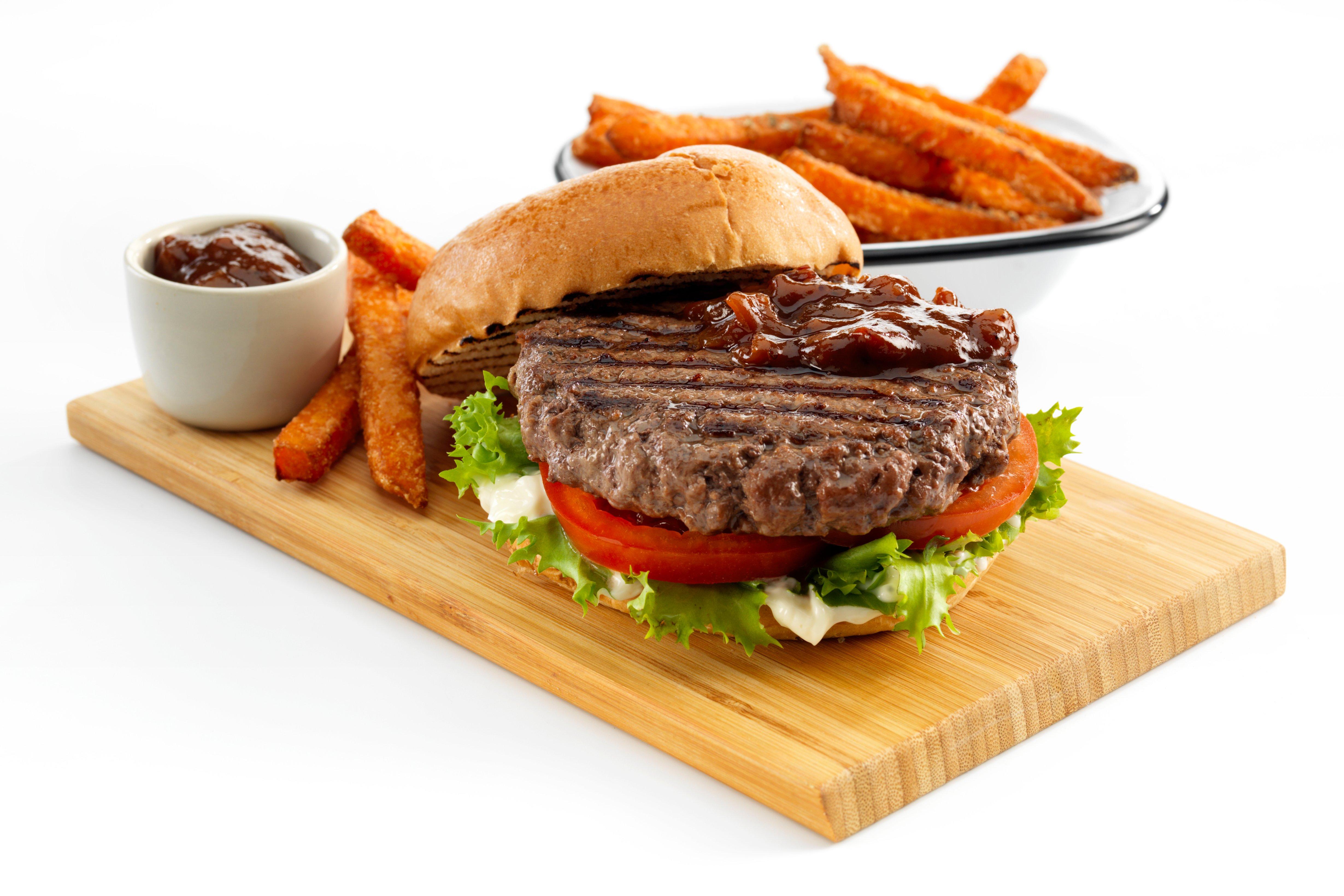 British Red Tractor GF Halal 94% Beef Burgers 6oz