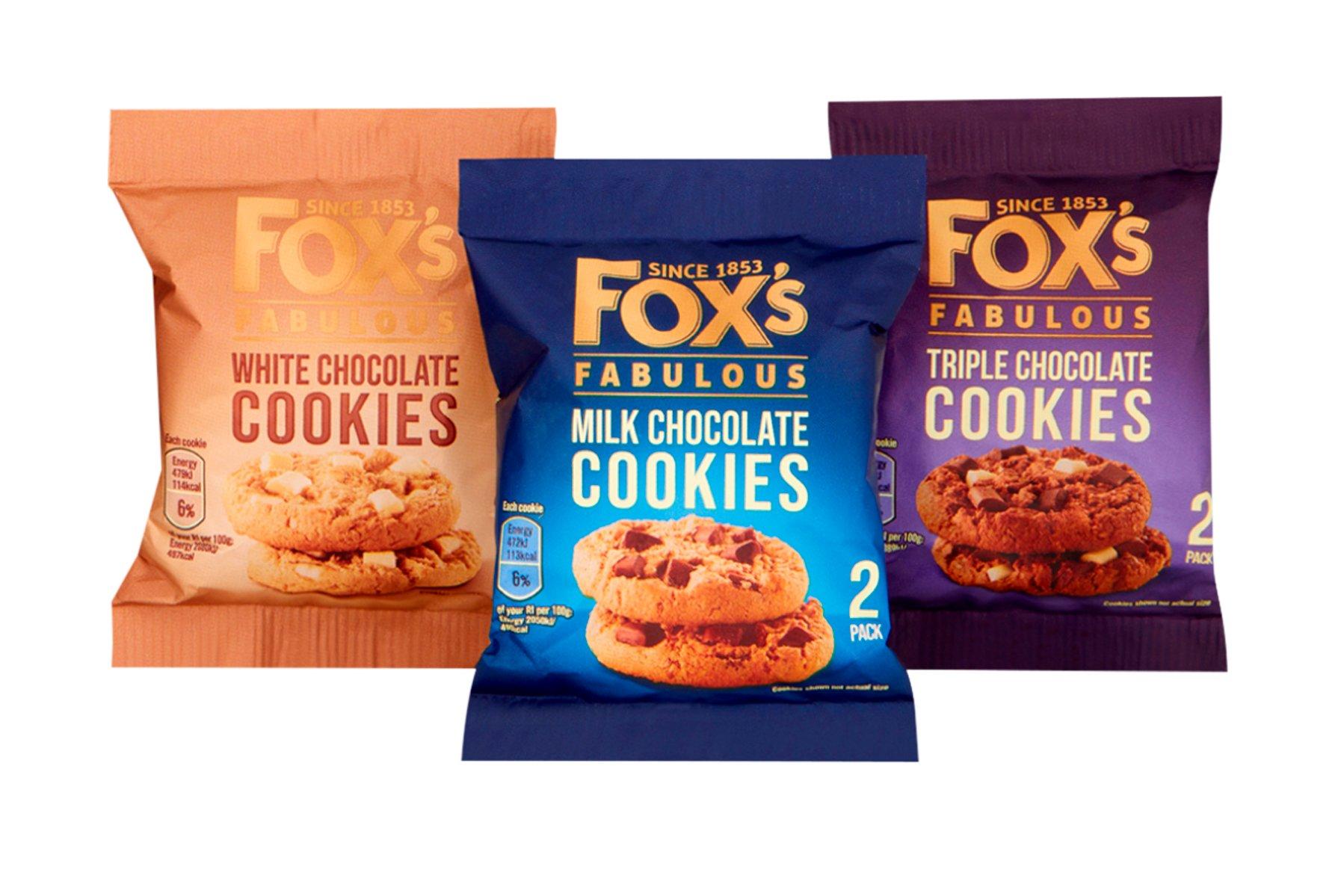 Foxs Mixed Chunk Cookie Twin Pack