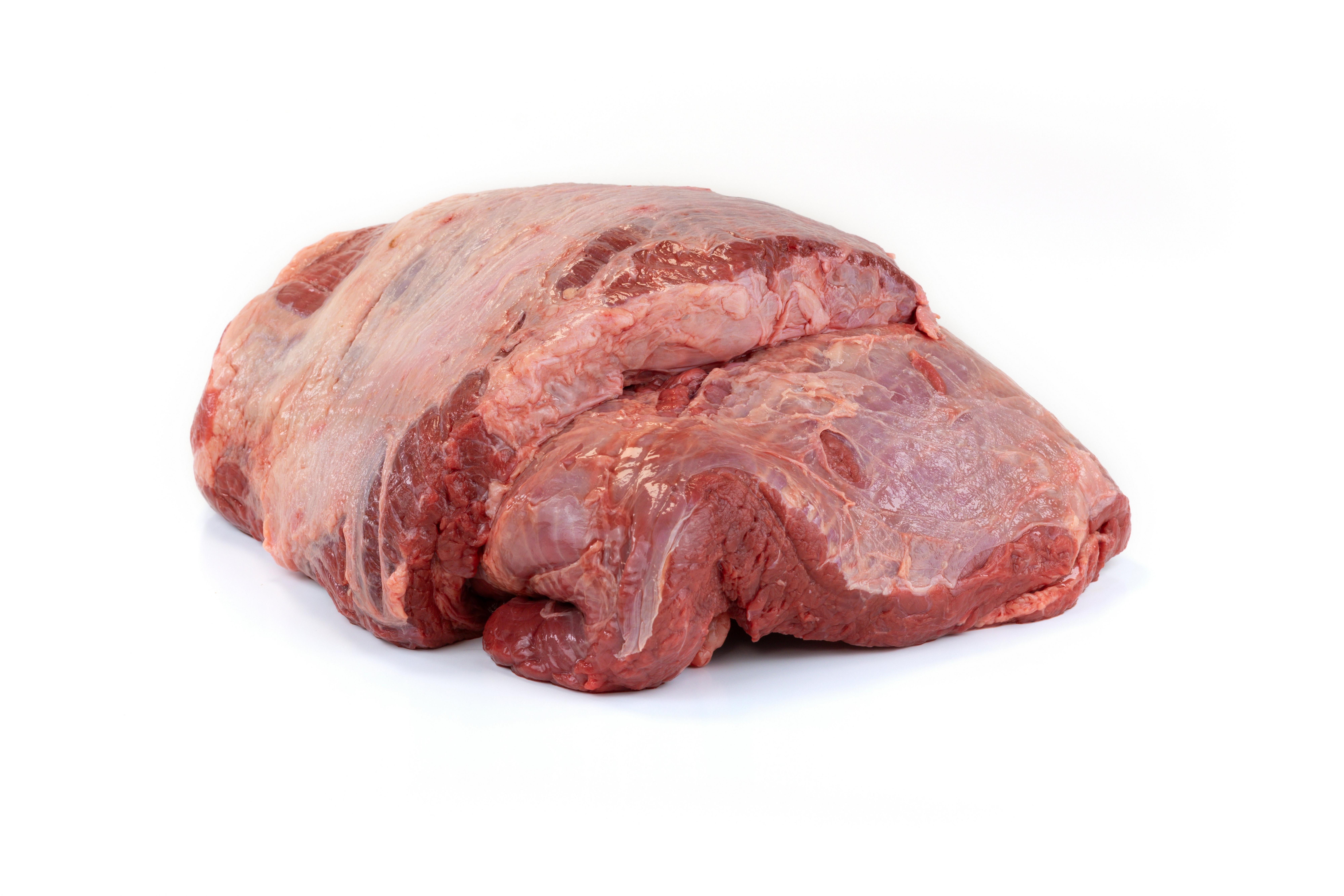 Beef Brisket Marbled Fat On