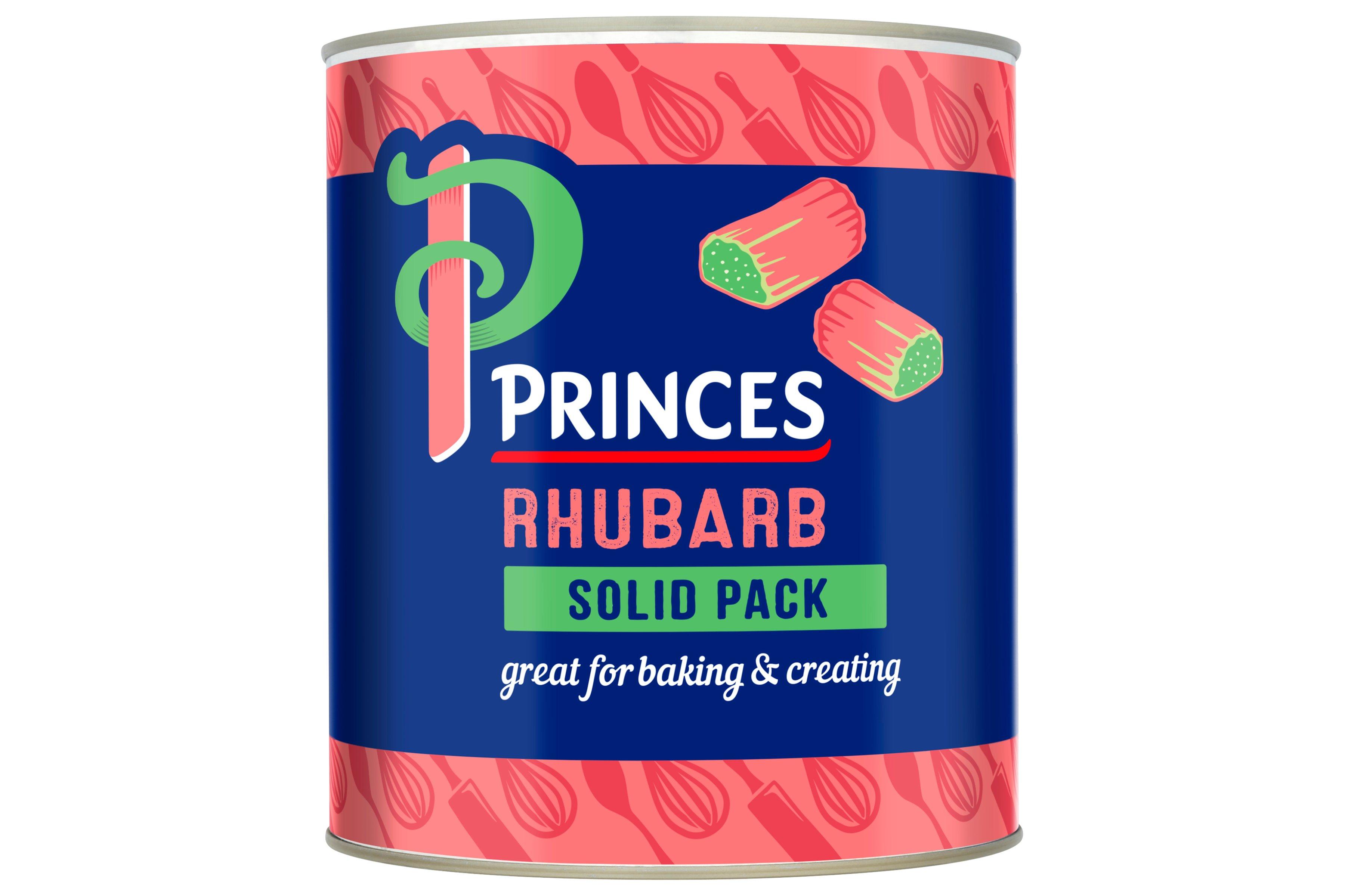 Princes Rhubarb Solid Pack