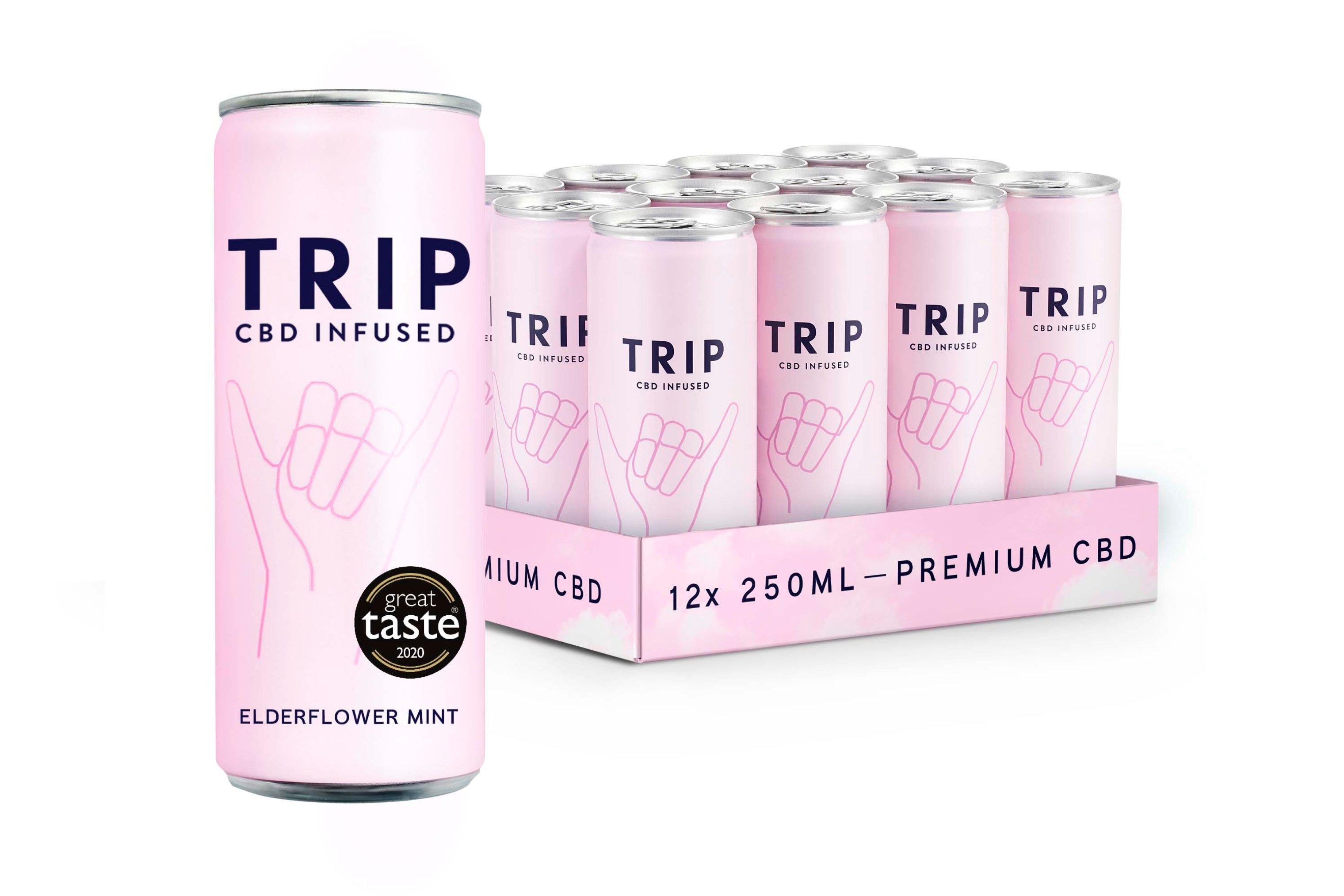 Trip Elderflower Mint CBD Infused