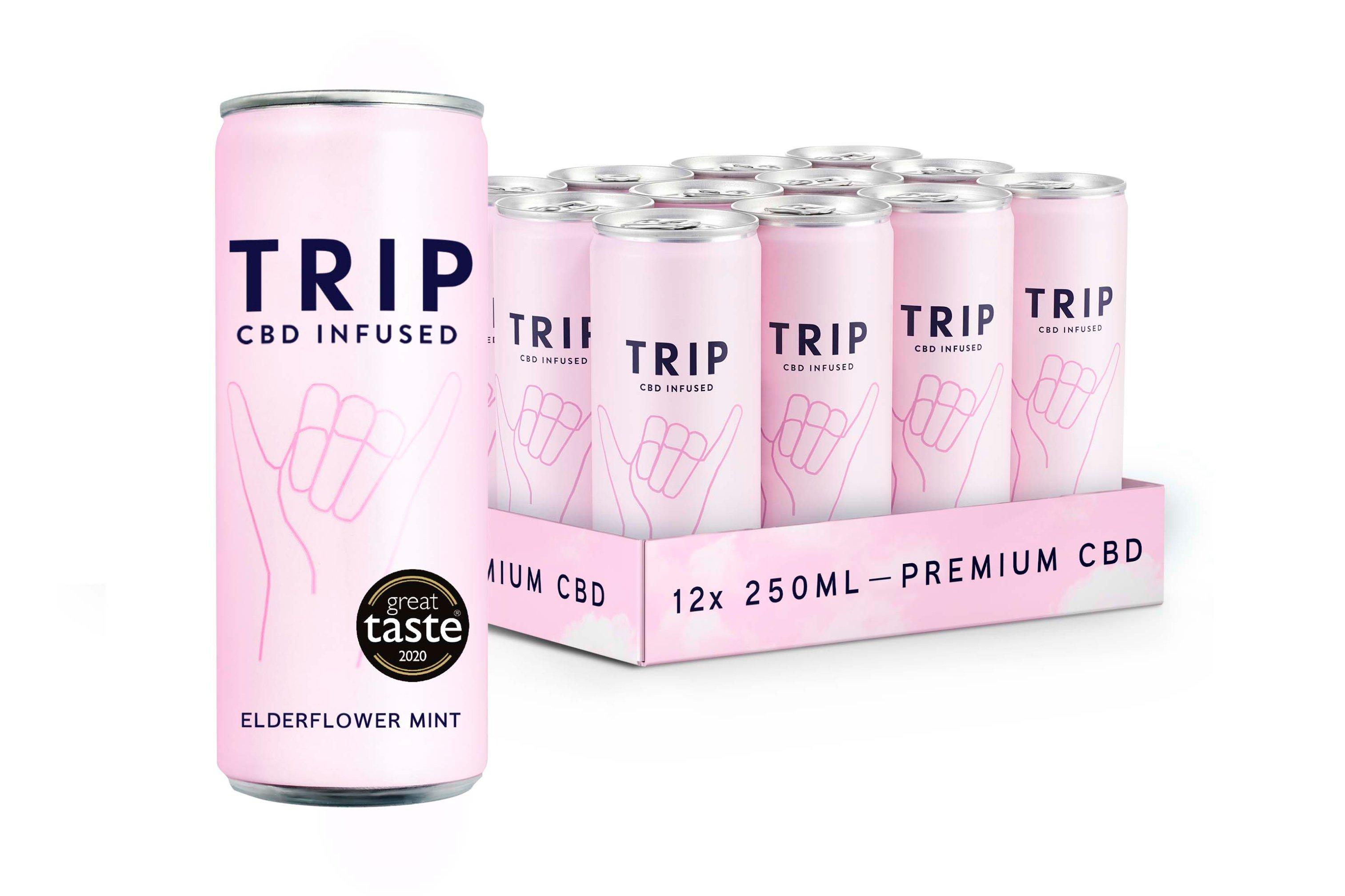 Trip Elderflower Mint CBD Infused