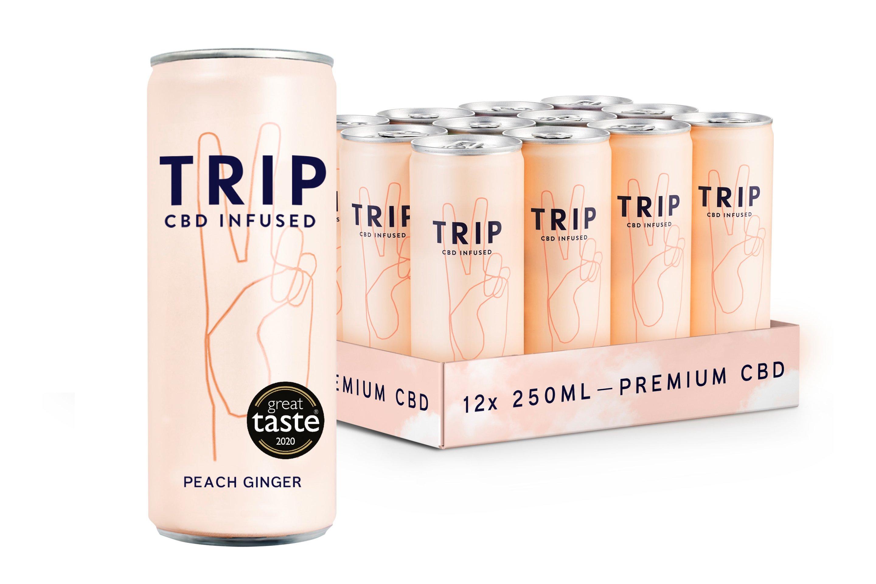 Trip Peach & Ginger CBD Infused