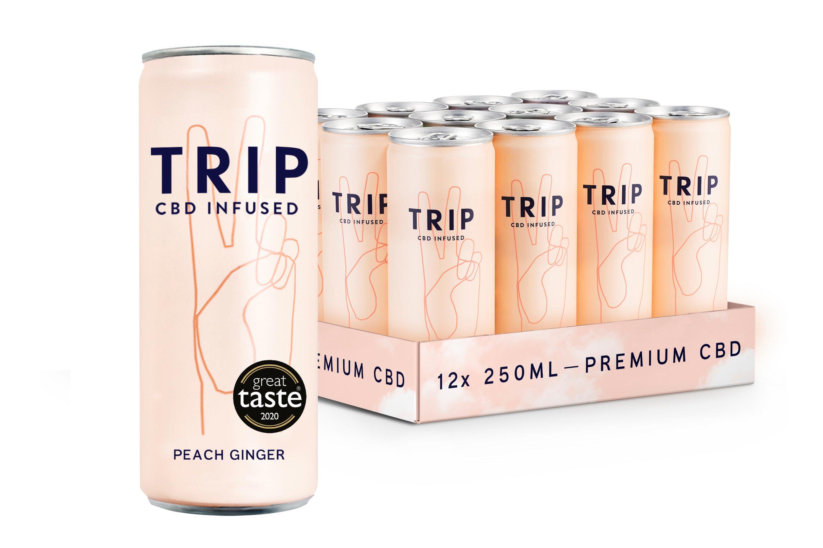 Trip Peach & Ginger CBD Infused