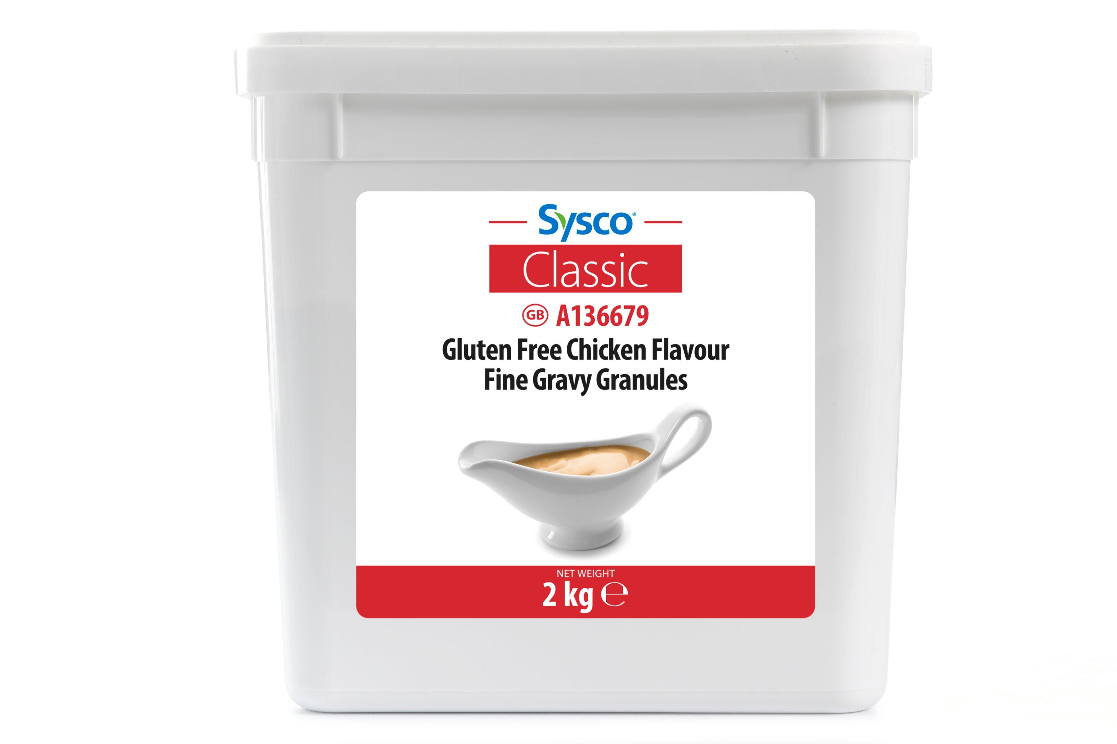 Sysco Classic Gluten Free Chicken Flavour Fine Gravy Granules