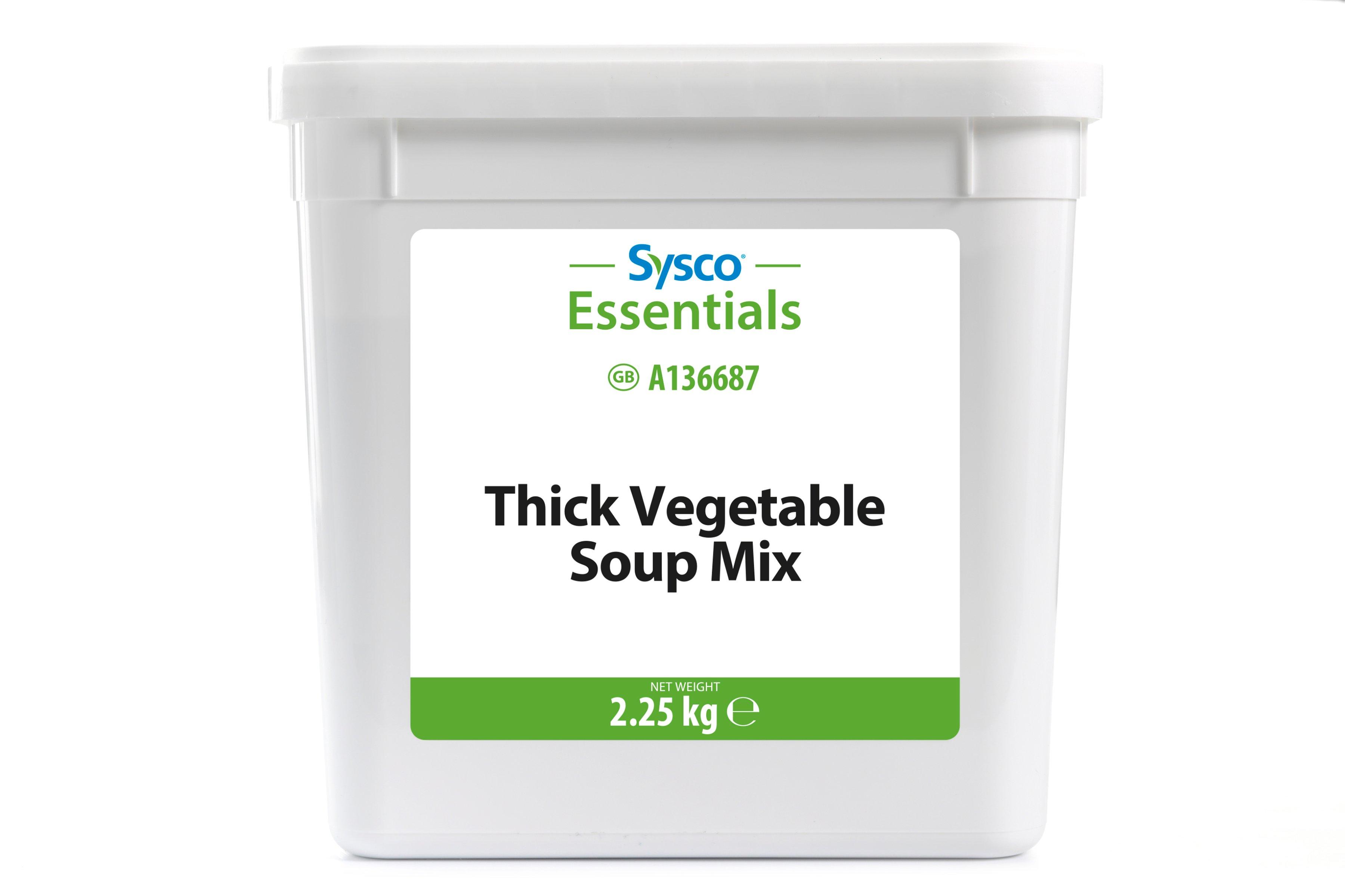 Sysco Essentials Thick Vegetable Soup Mix