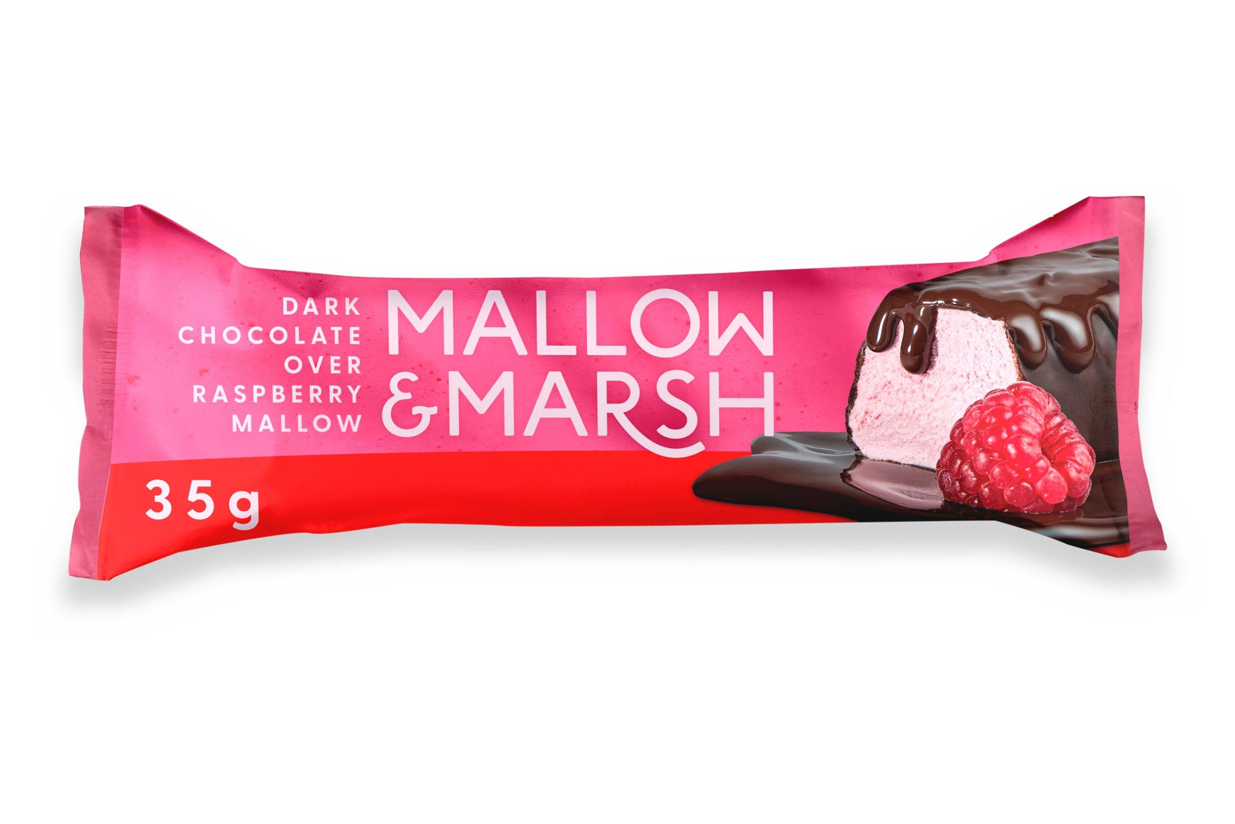 Mallow & Marsh Raspberry Marshmallow in Dark Chocolate