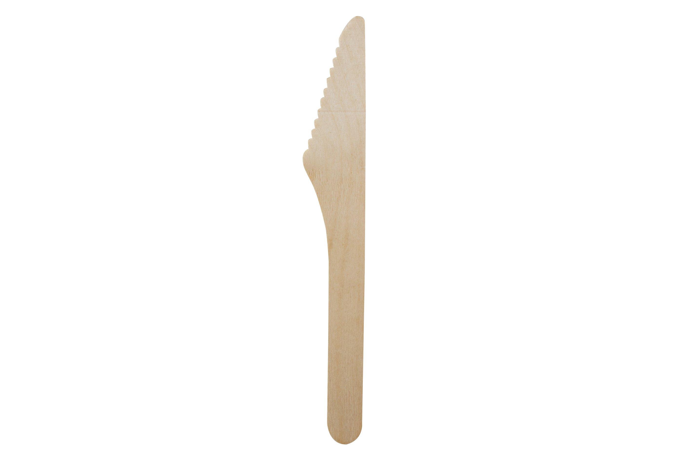 Birch Wood Disposable Knife