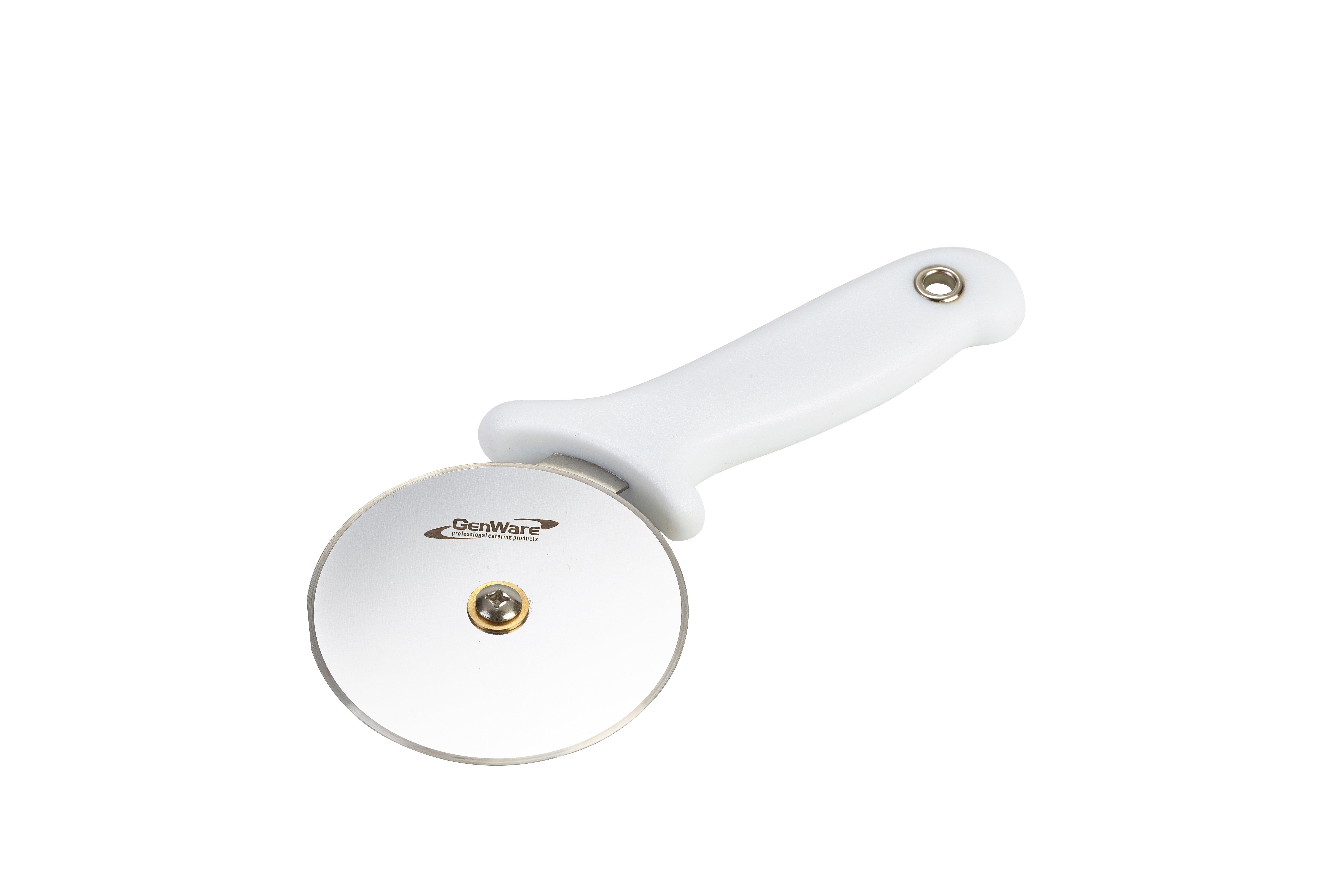 Pizza Cutter with White Plastic Handle 15cm