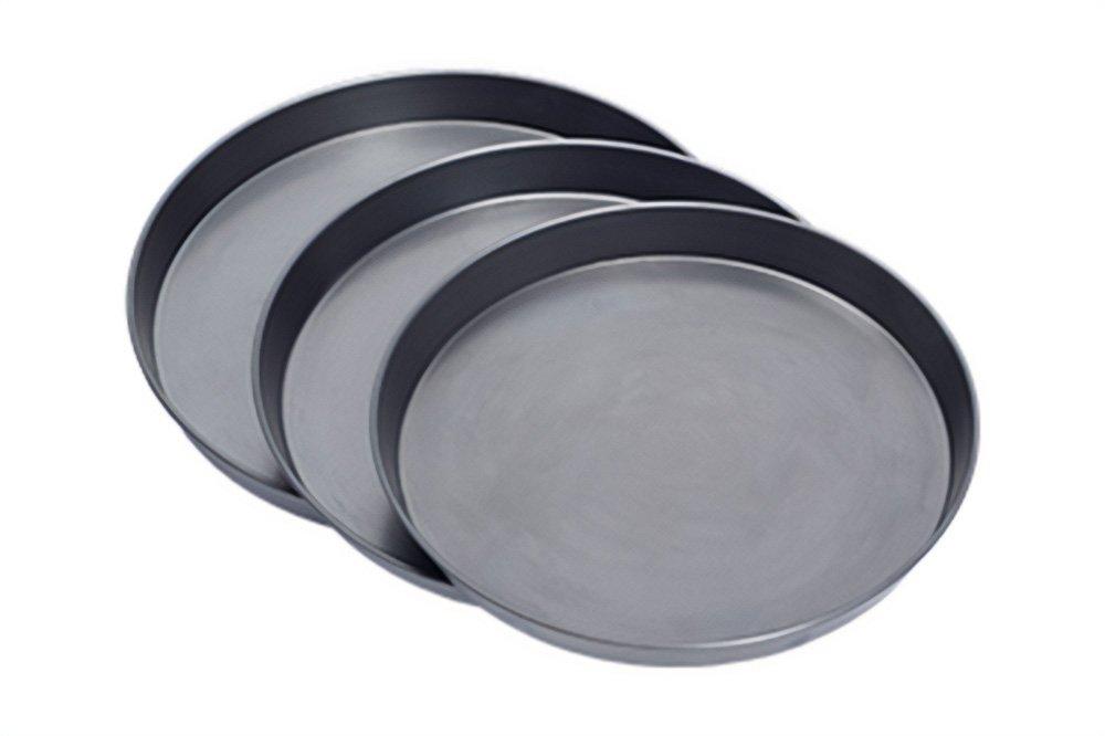 Pizza Pan Black Iron W/Rim 18x5cm