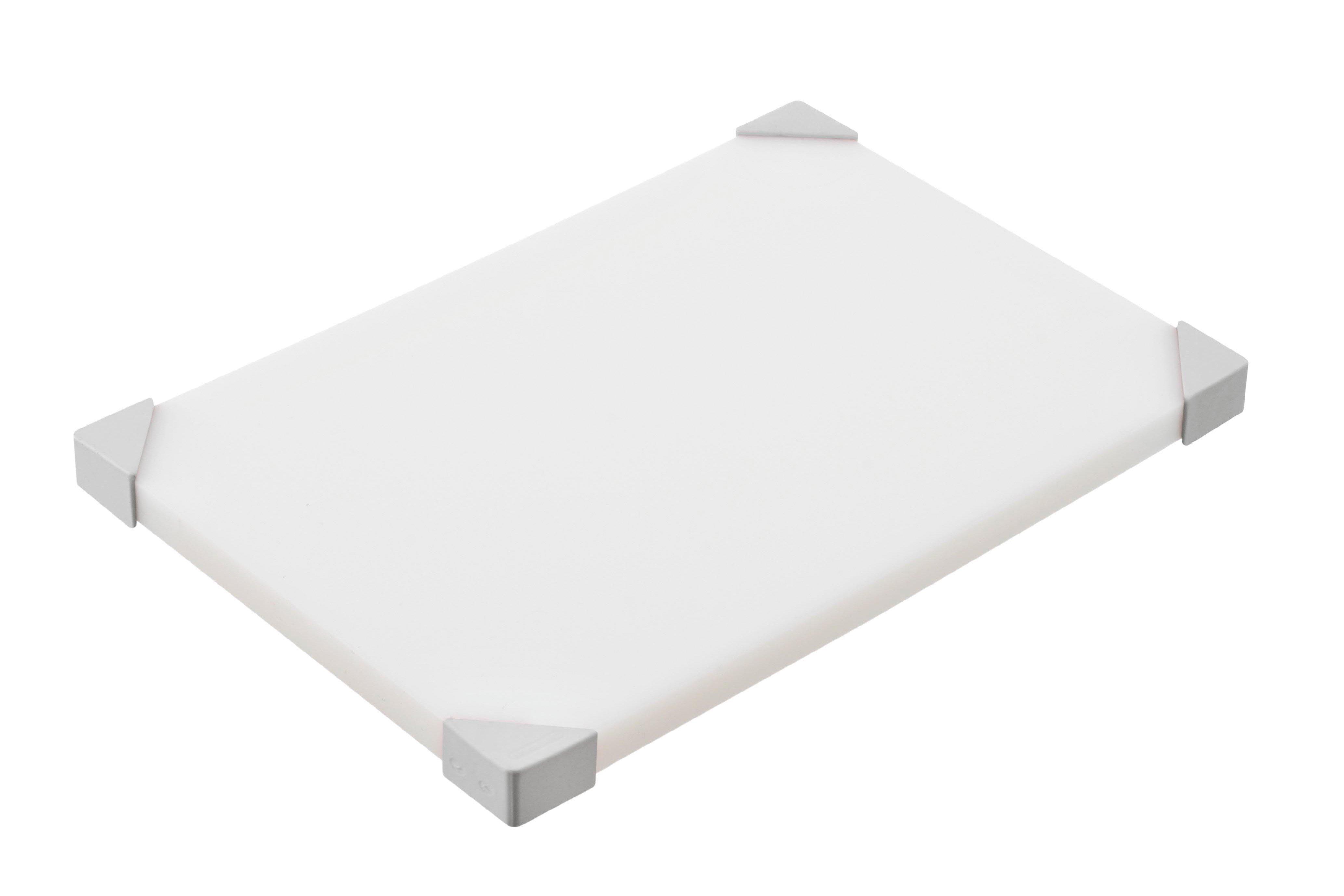 White Chopping Board with White Corners