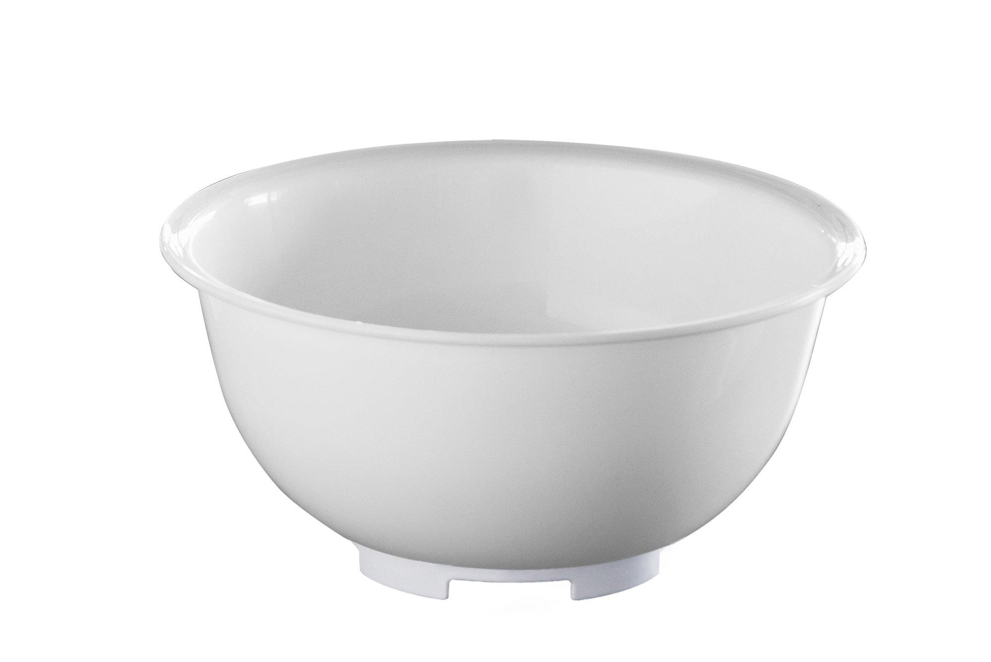 White Polypropylene Mixing Bowl 2.5ltr