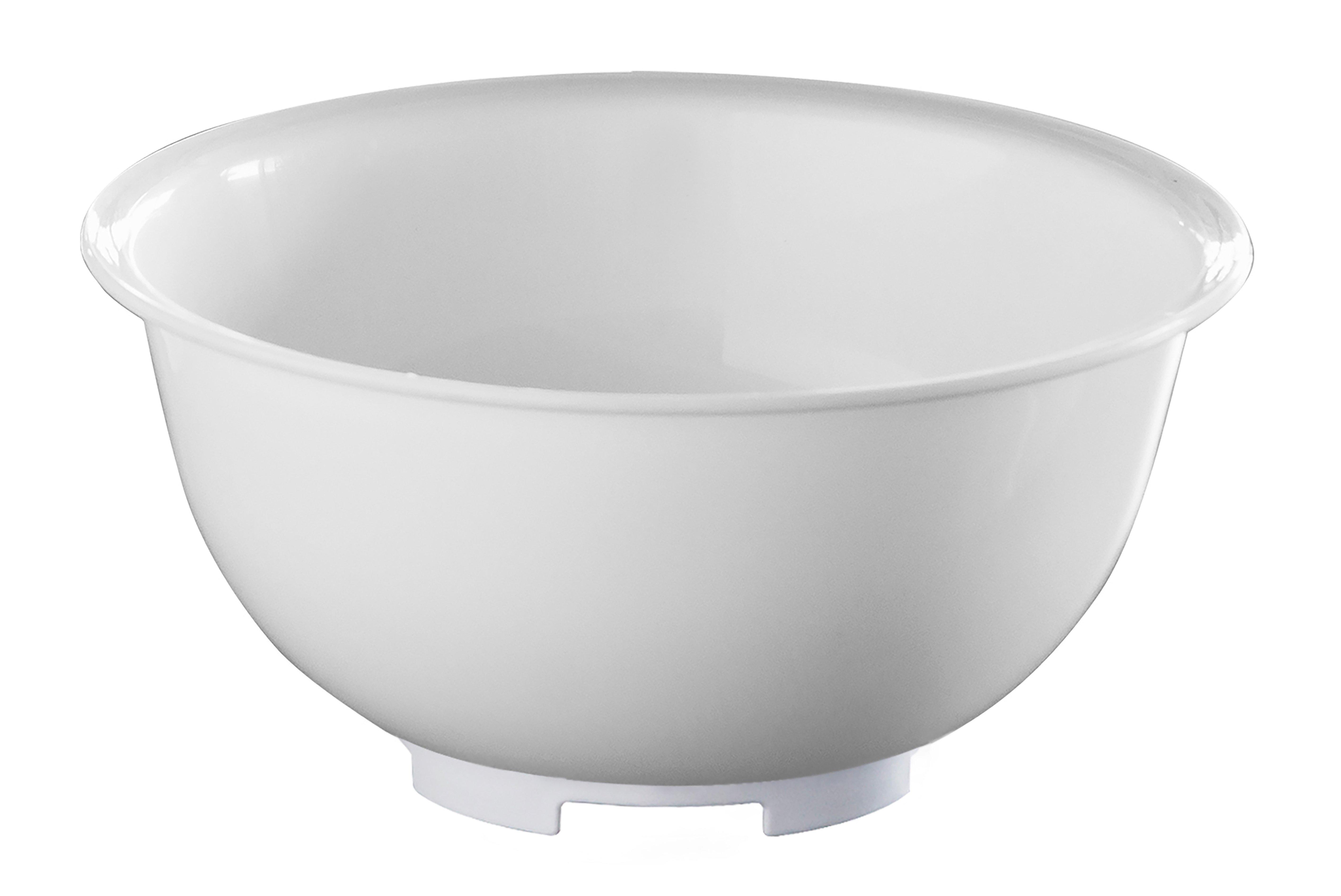 White Polypropylene Mixing Bowl 4.5ltr