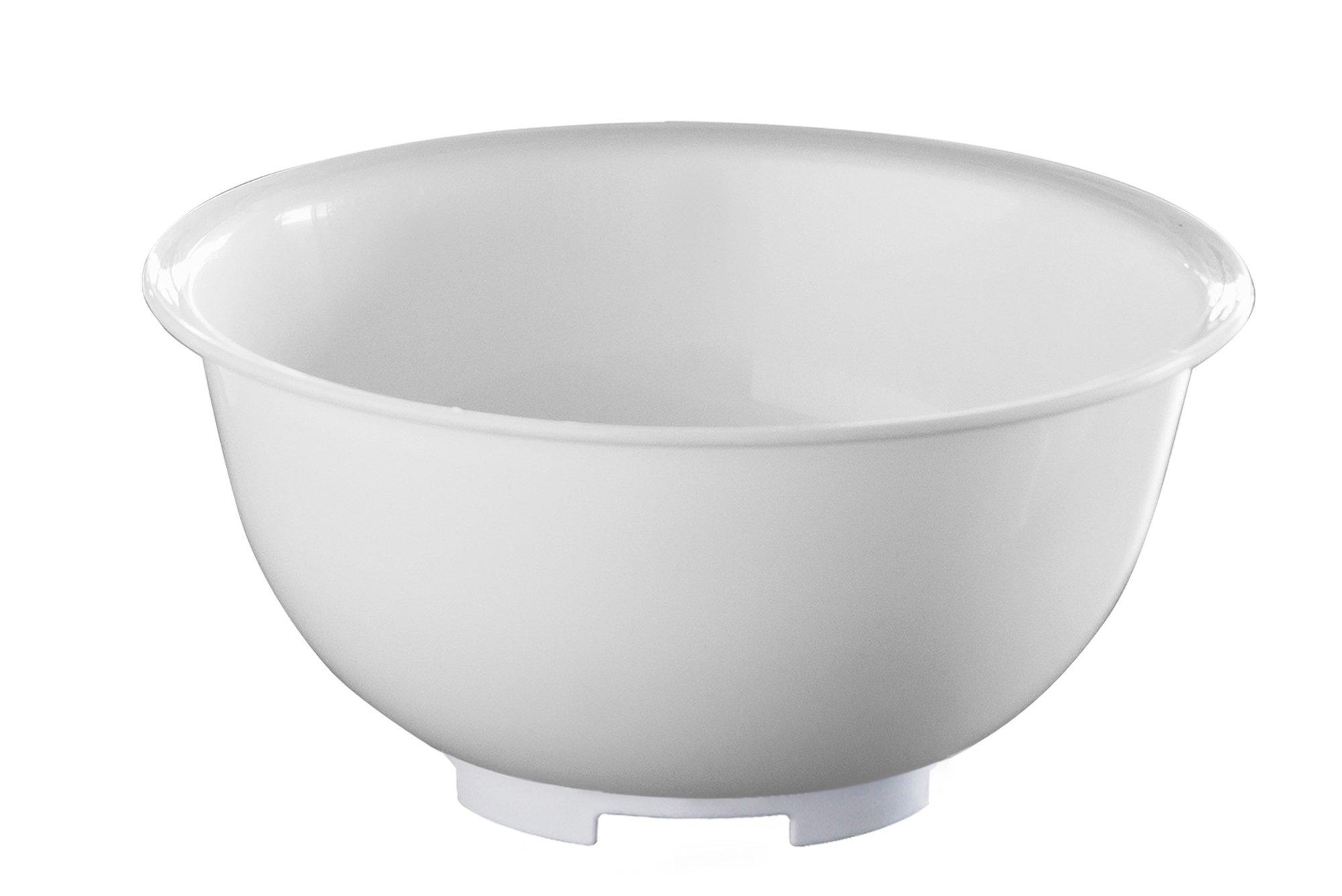 White Polypropylene Mixing Bowl 7ltr