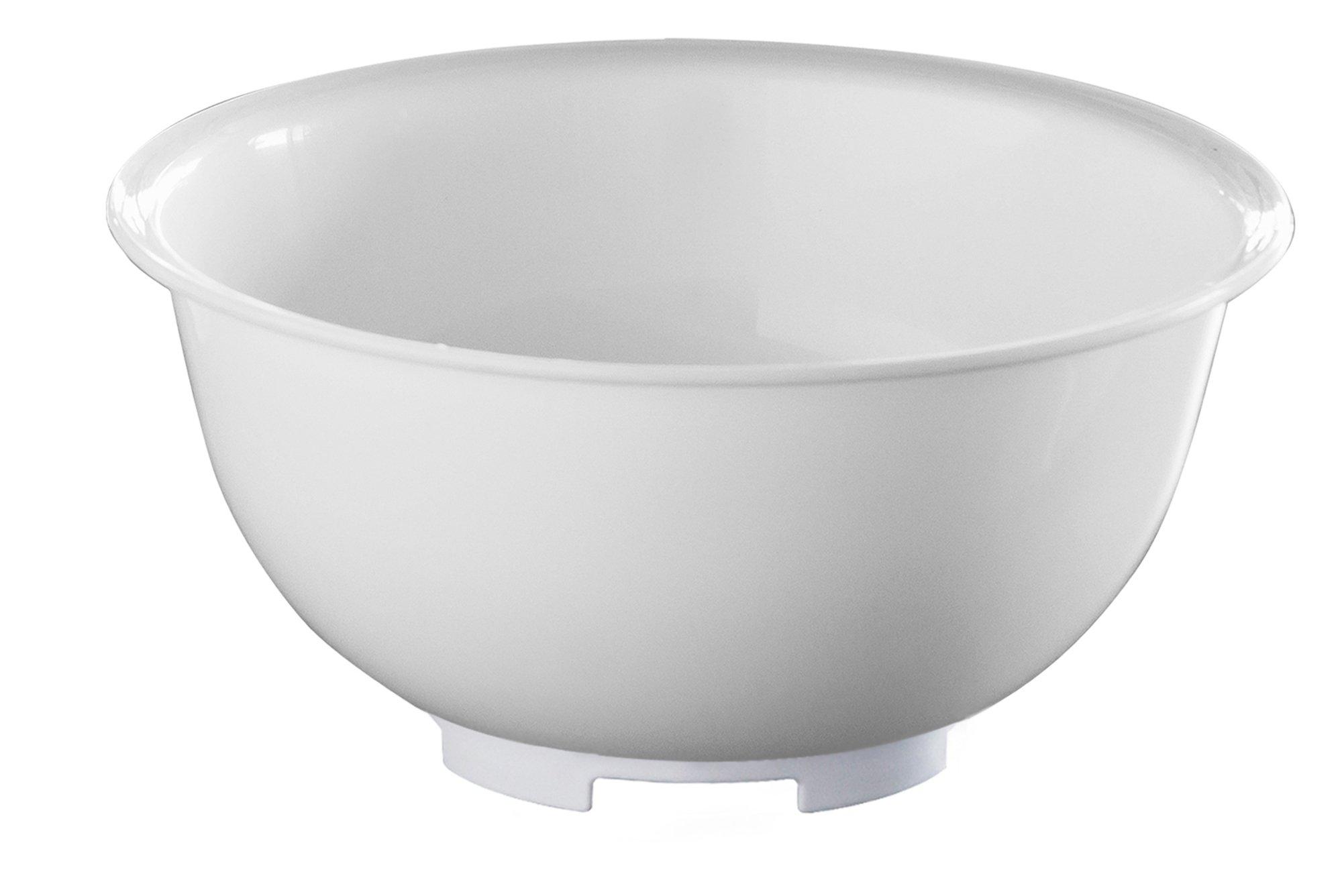 White Polypropylene Mixing Bowl 11ltr
