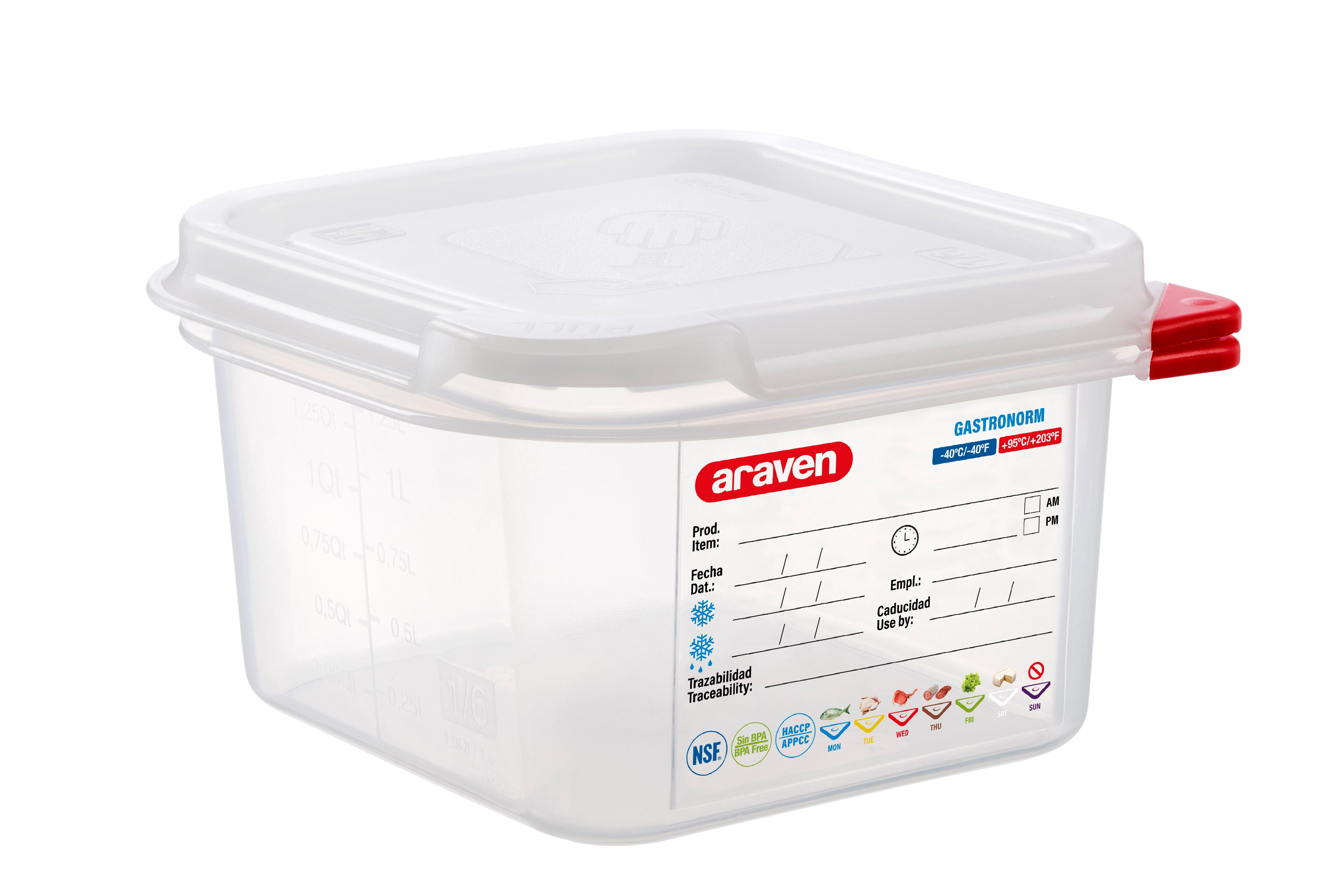 Airtight 1/6 Poly Container 10cm