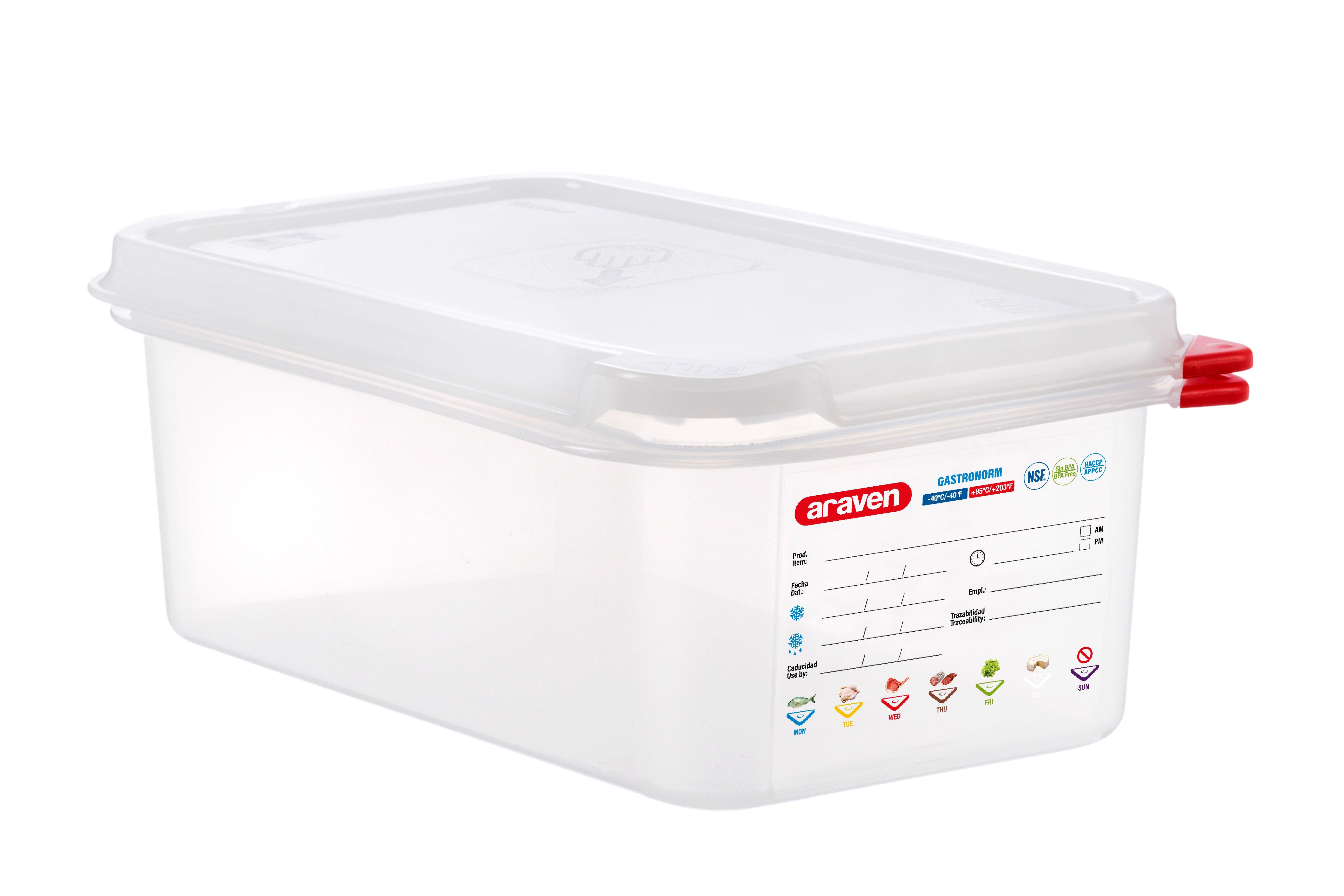 Airtight 1/4 Poly Container 10cm