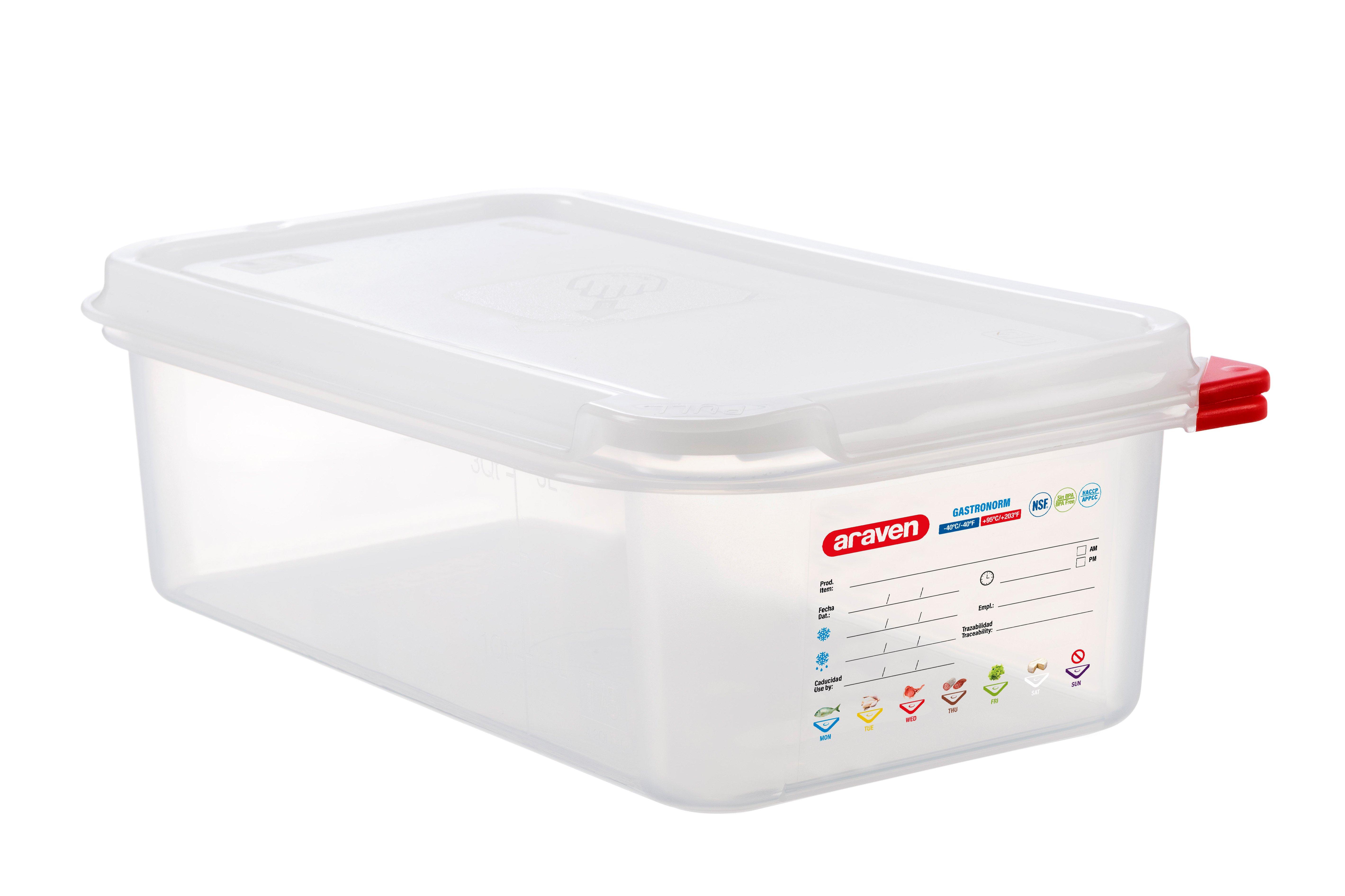 Airtight 1/3 Poly Container 10cm