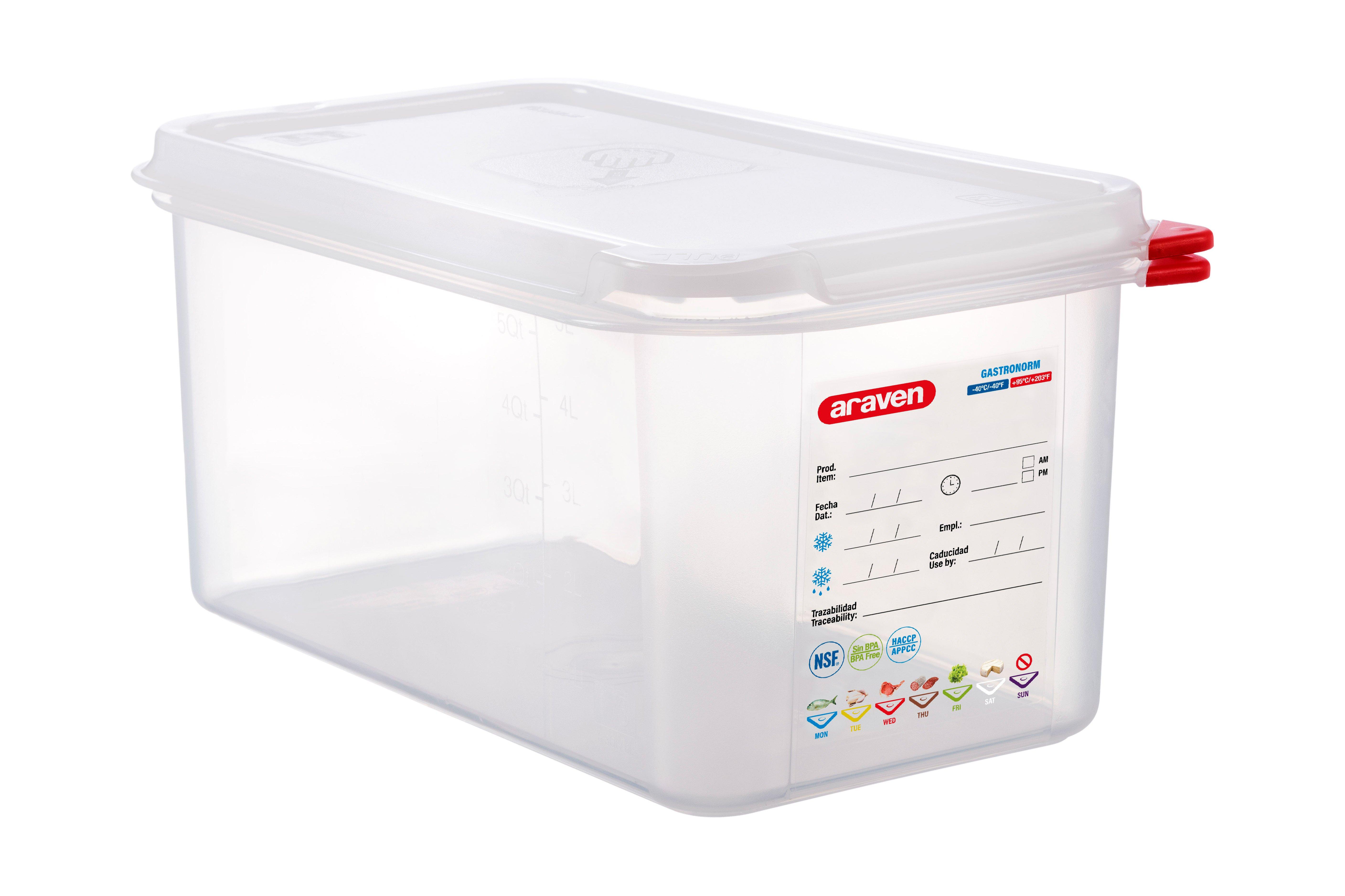 Airtight 1/3 Poly Container 15cm