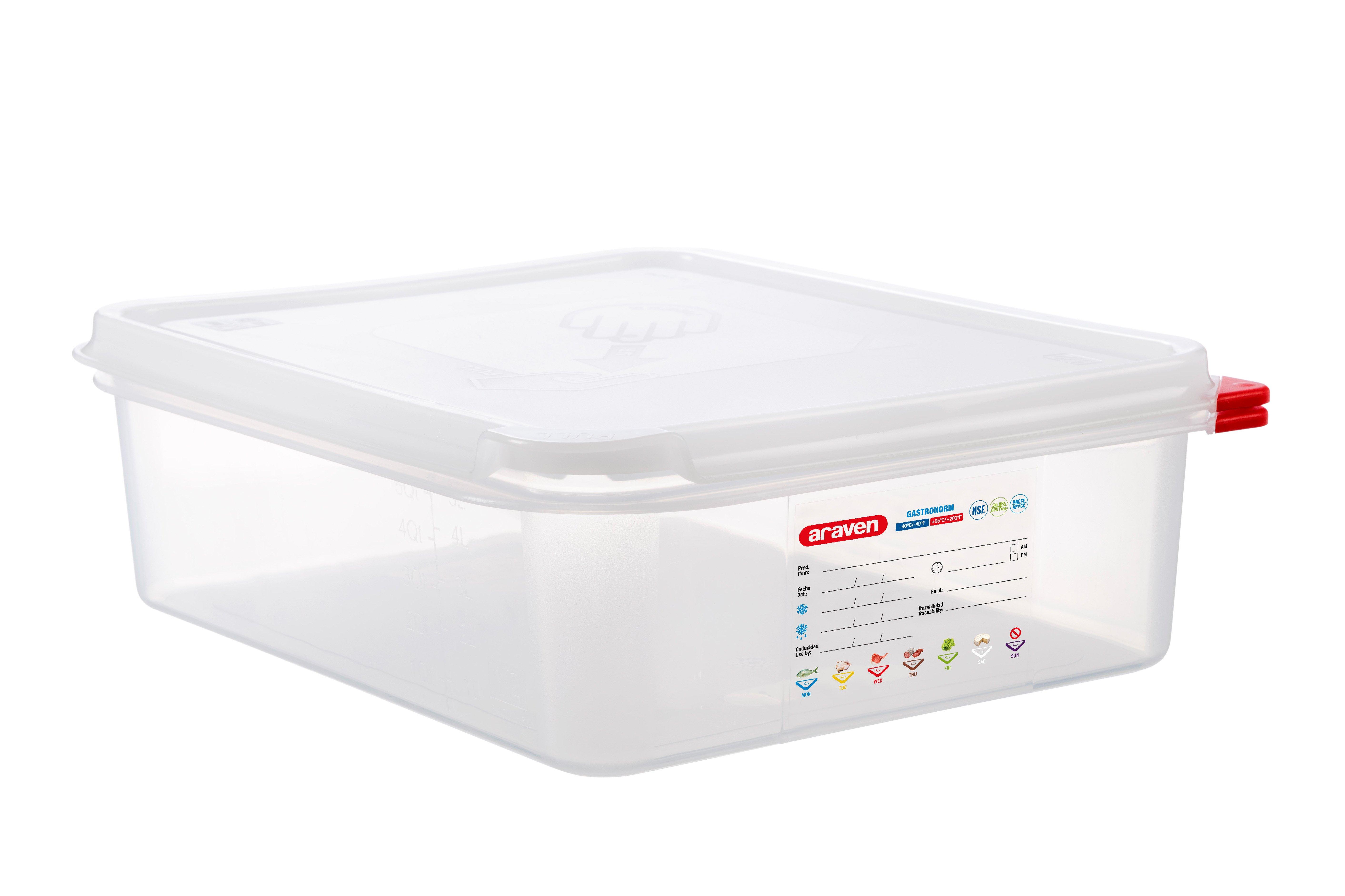 Airtight 1/2 Poly Container 10cm