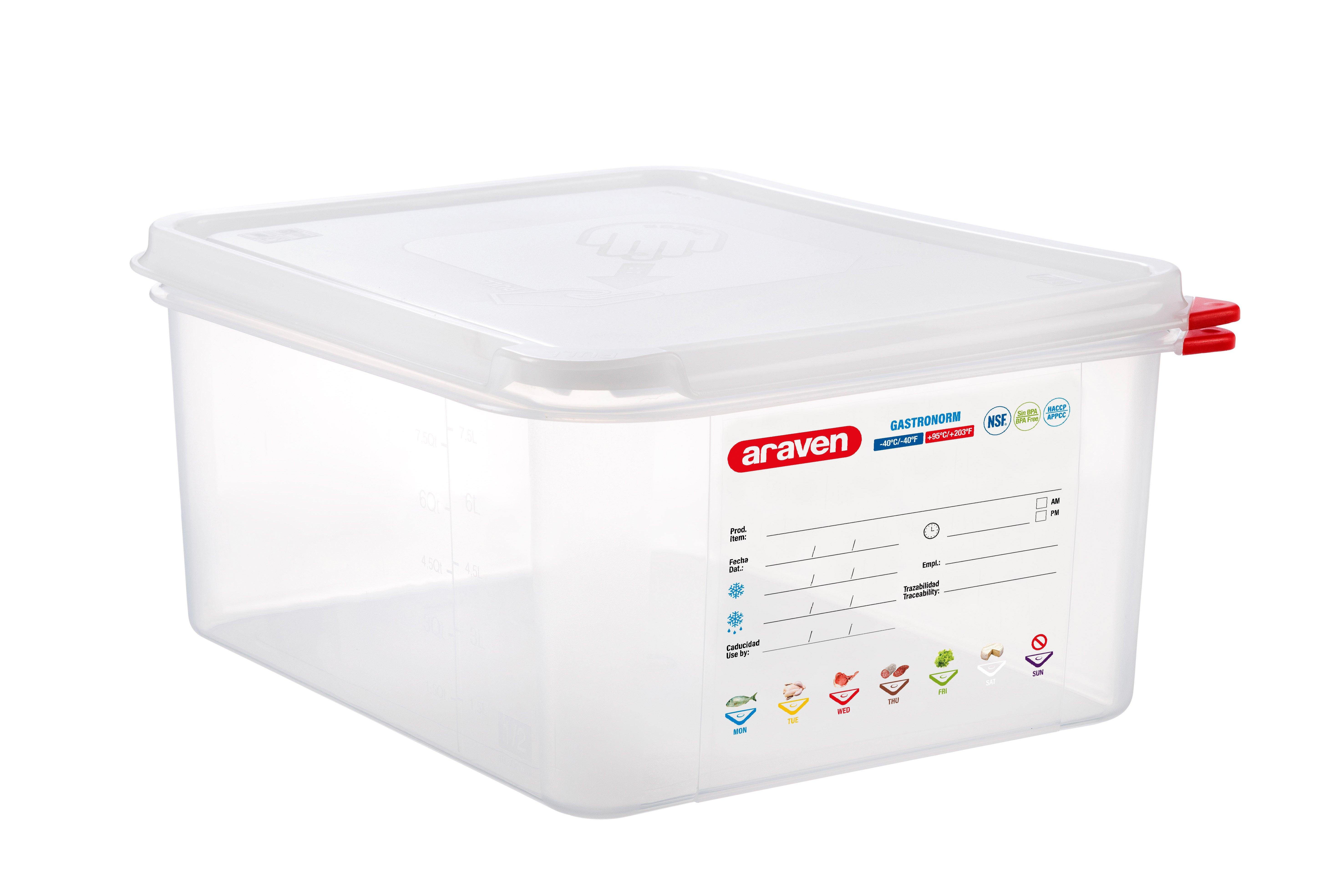 Airtight 1/2 Poly Container 15cm