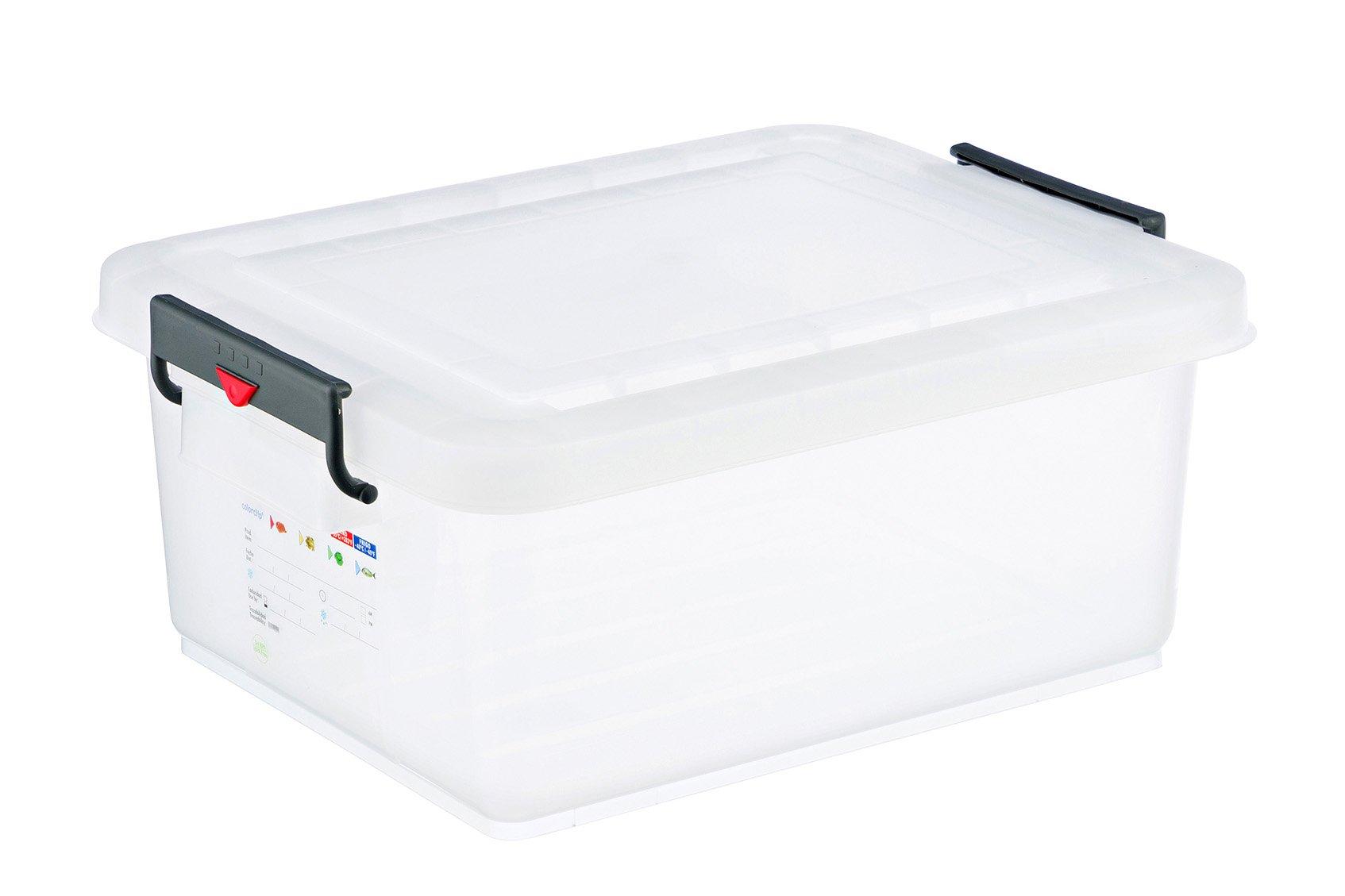 Food Storage Container & Lid PP Clear 40L