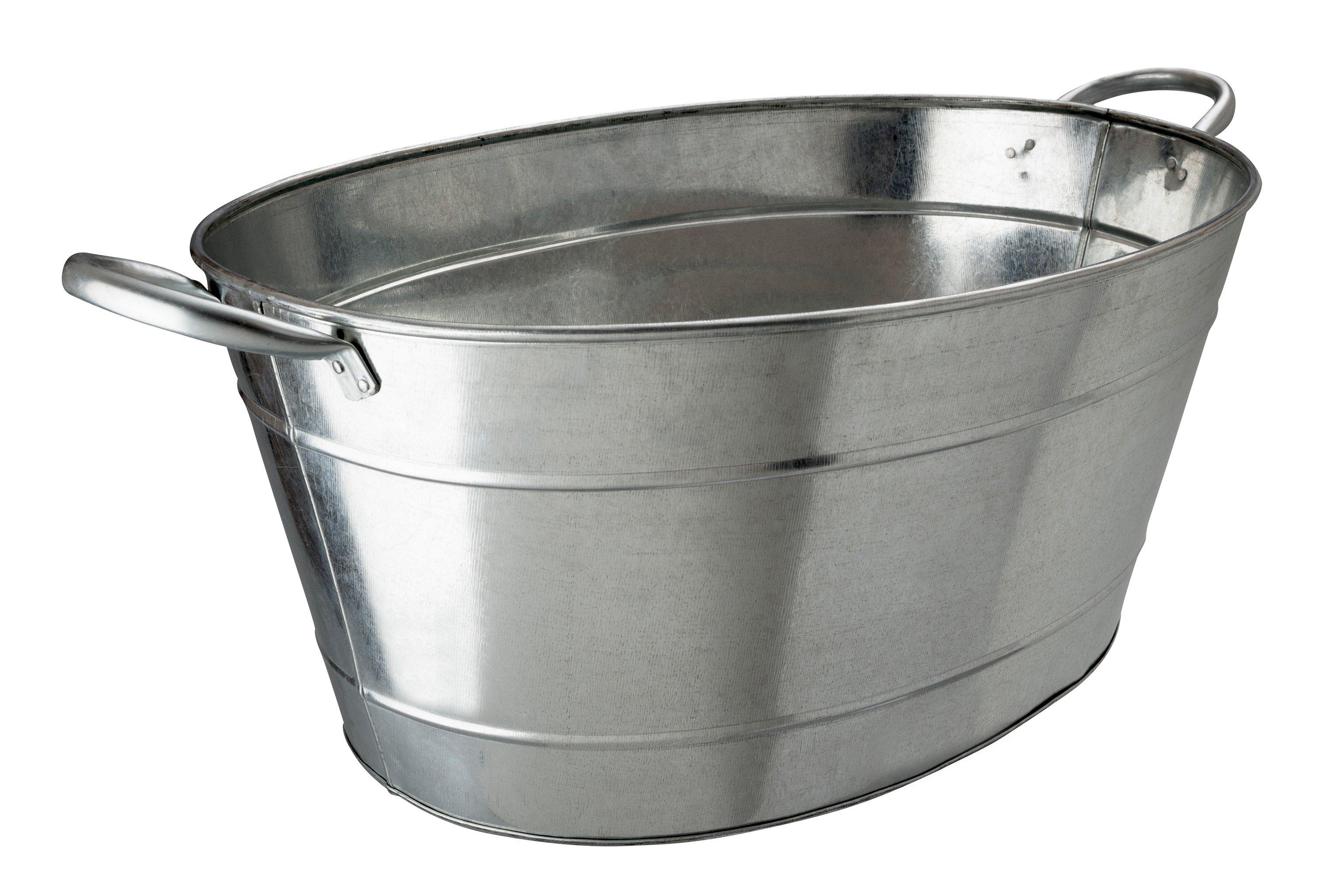 Galvanised Steel Oval Beverage Tub