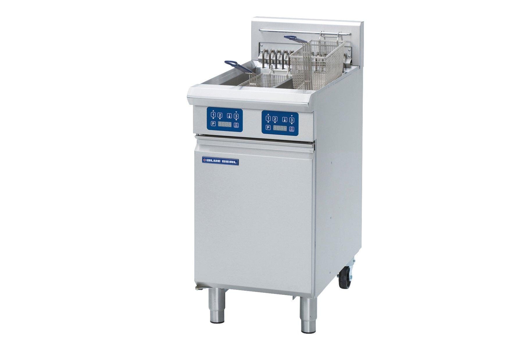 Blue Seal E44E Electric 3 Phase Twin Well Fryer