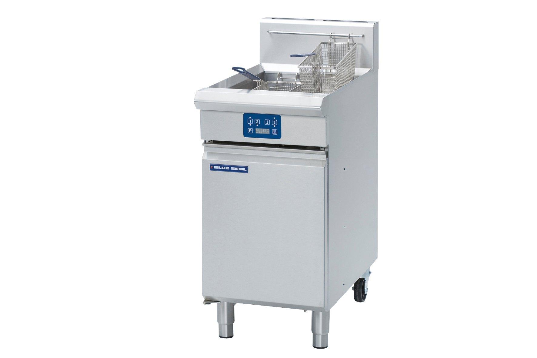 Blue Seal GT45E Gas Fryer Single Tank V Ray Burners