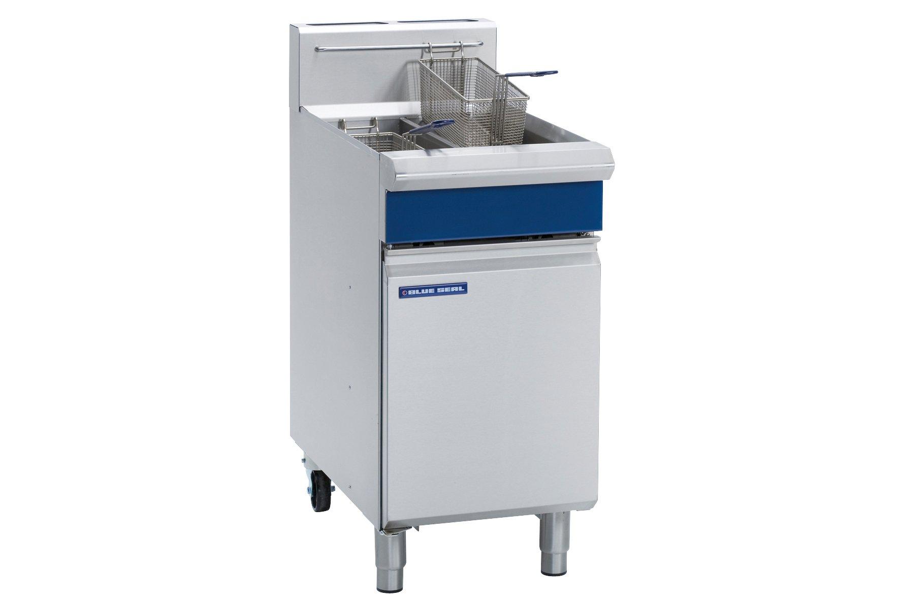 Blue Seal GT46 Gas Fryer Twin Tank V Ray Burners