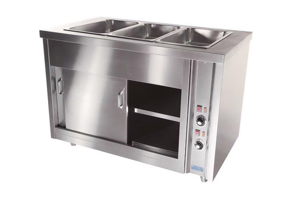 CED Designline Heavy Duty Bain Marie Hot Cupboard 1200mm