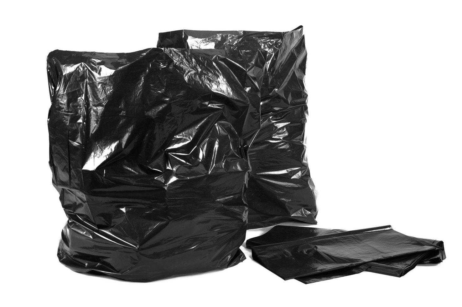 Black Large Heavy Duty Refuse Sack