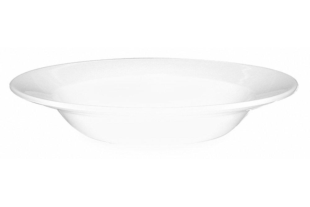 Churchill Alchemy White Rimmed Soup Bowl 24cm