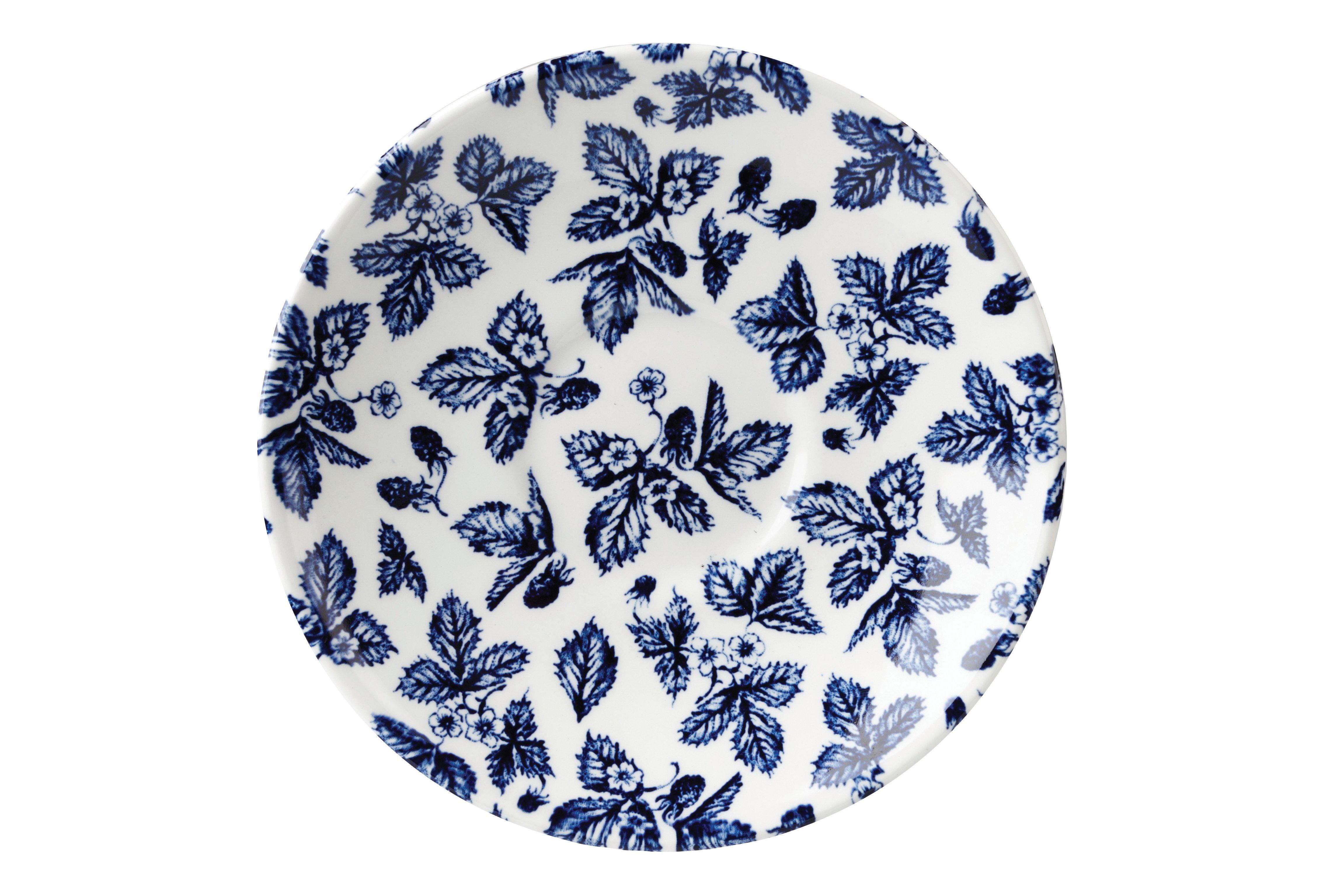 Churchill Blue Bramble Georgian Tea Saucer